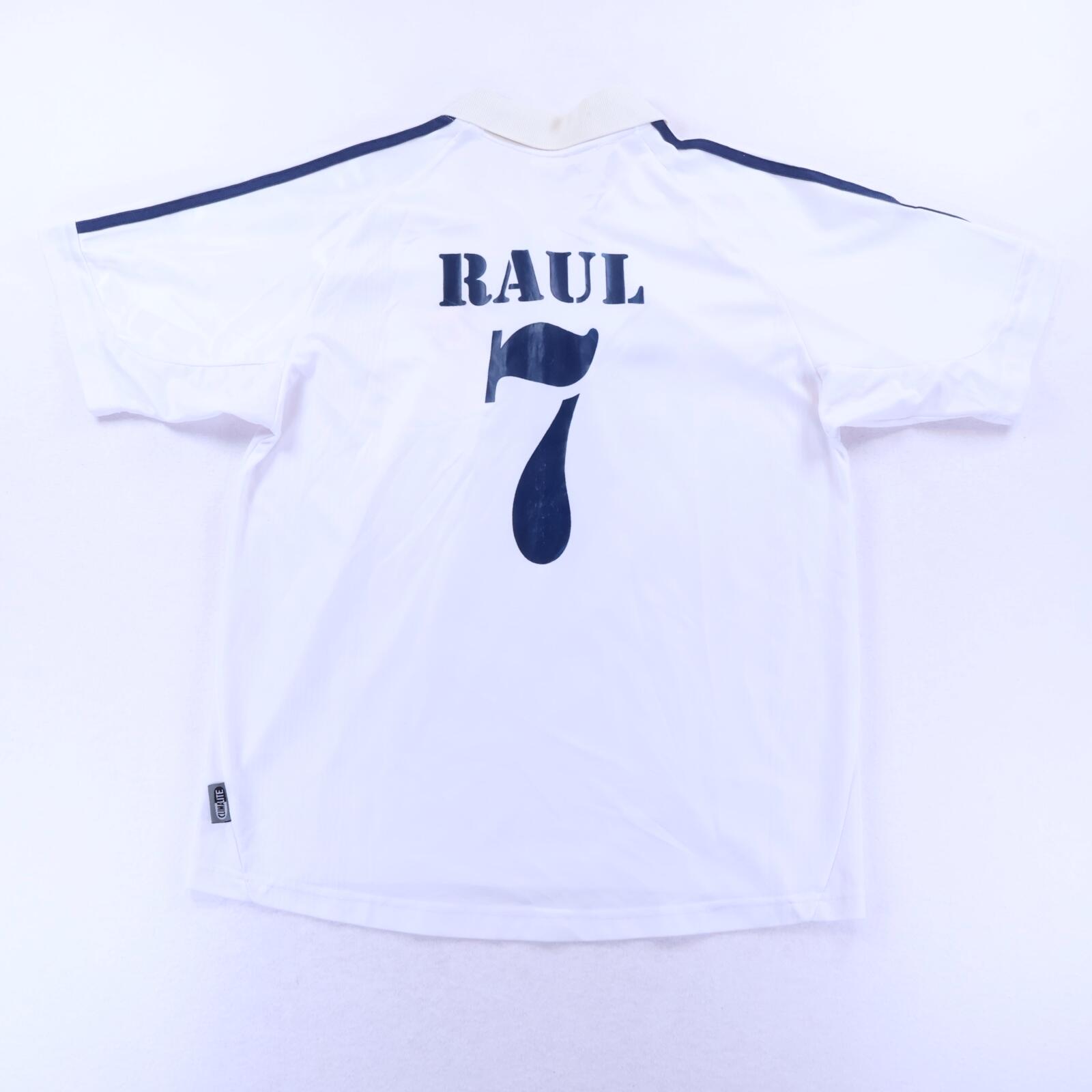 Real Madrid Raul #7 2001/02 Home Shirt - M