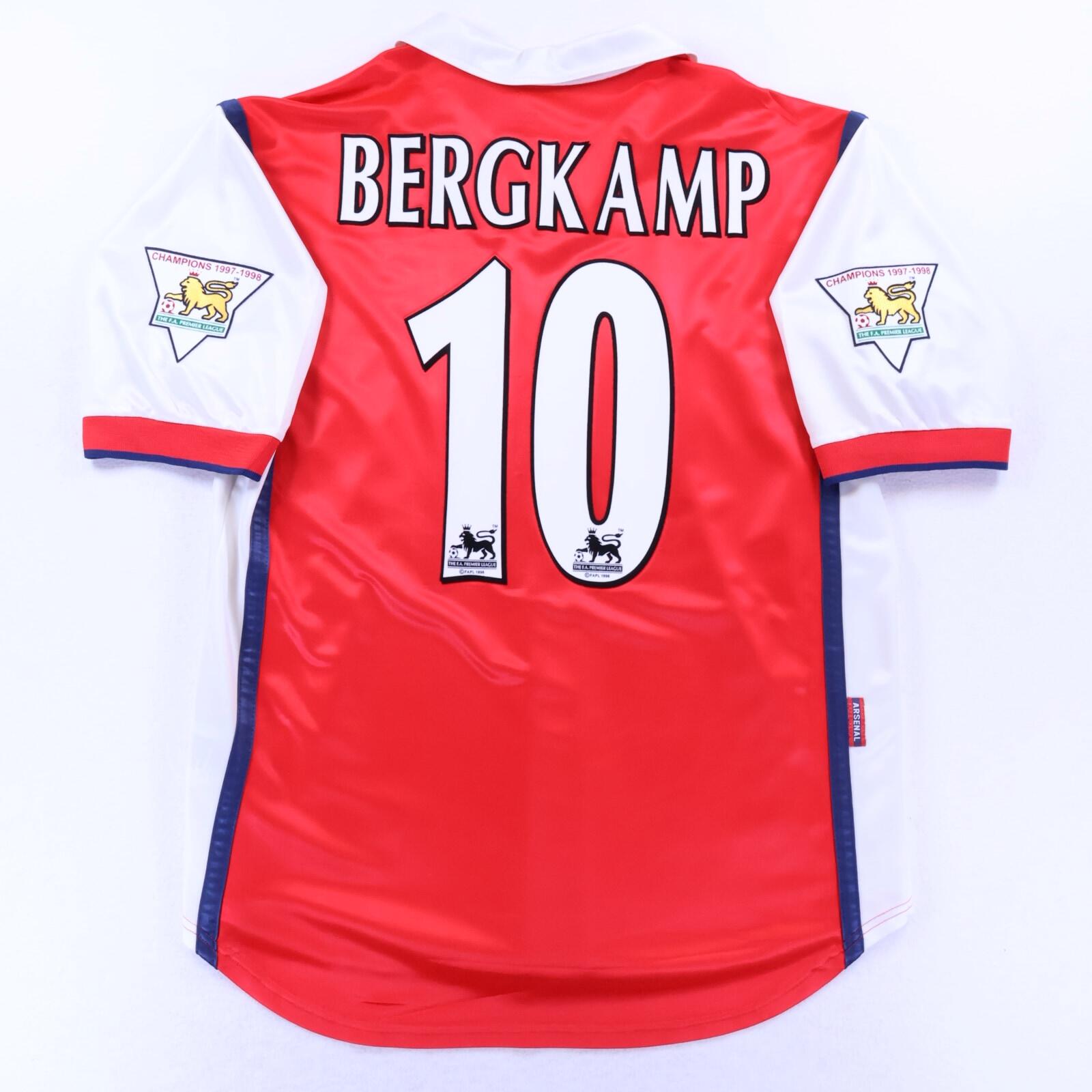 Arsenal Bergkamp #10 1998/99 Home Shirt - M
