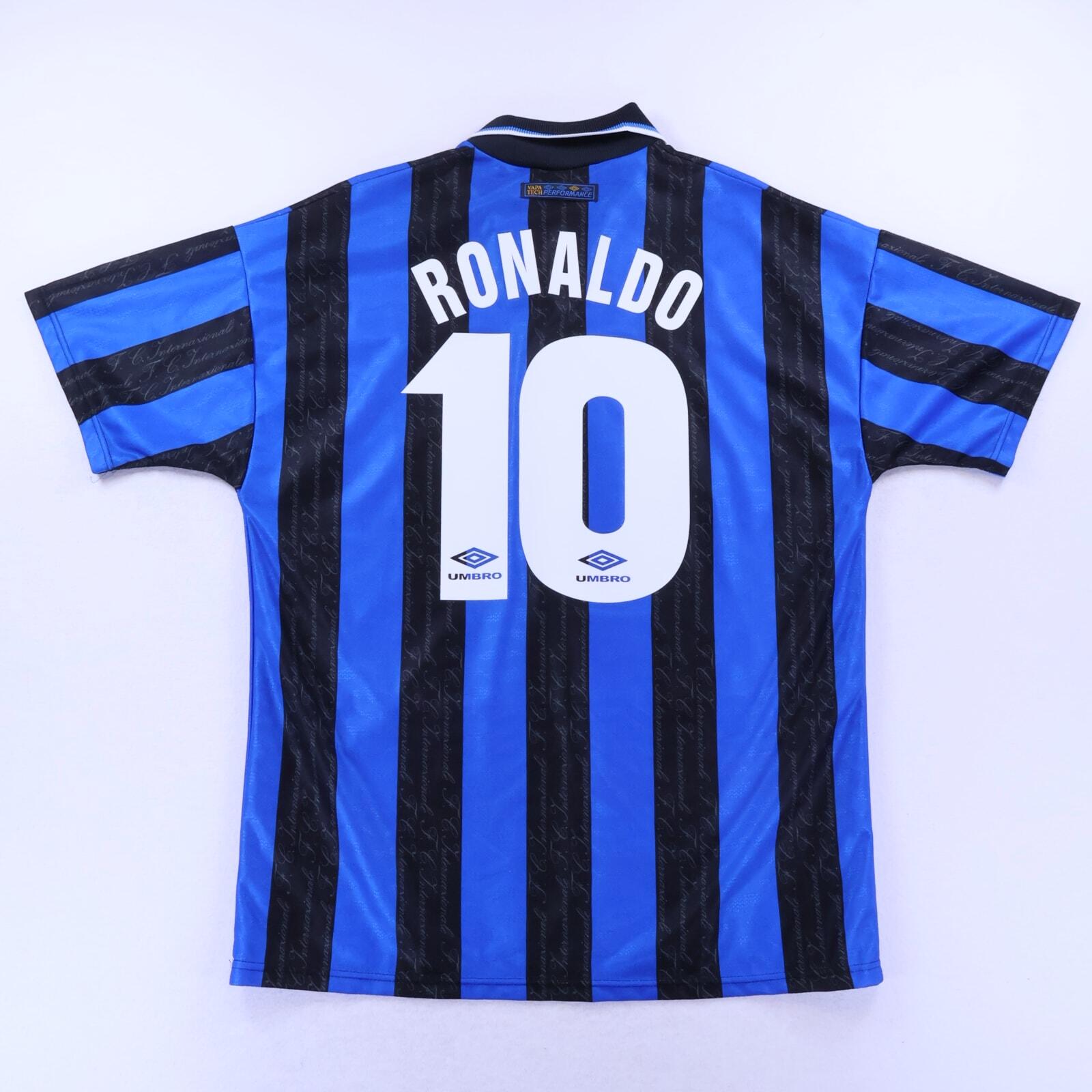 Inter Milan Ronaldo #10 1997/98 Home Shirt - XL
