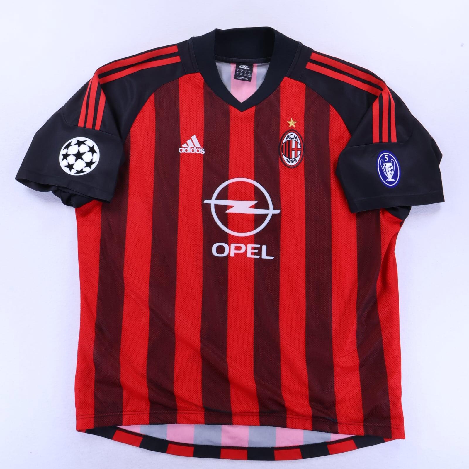 Ac Milan Shevchenko #7 2004/05 Home Shirt - XL