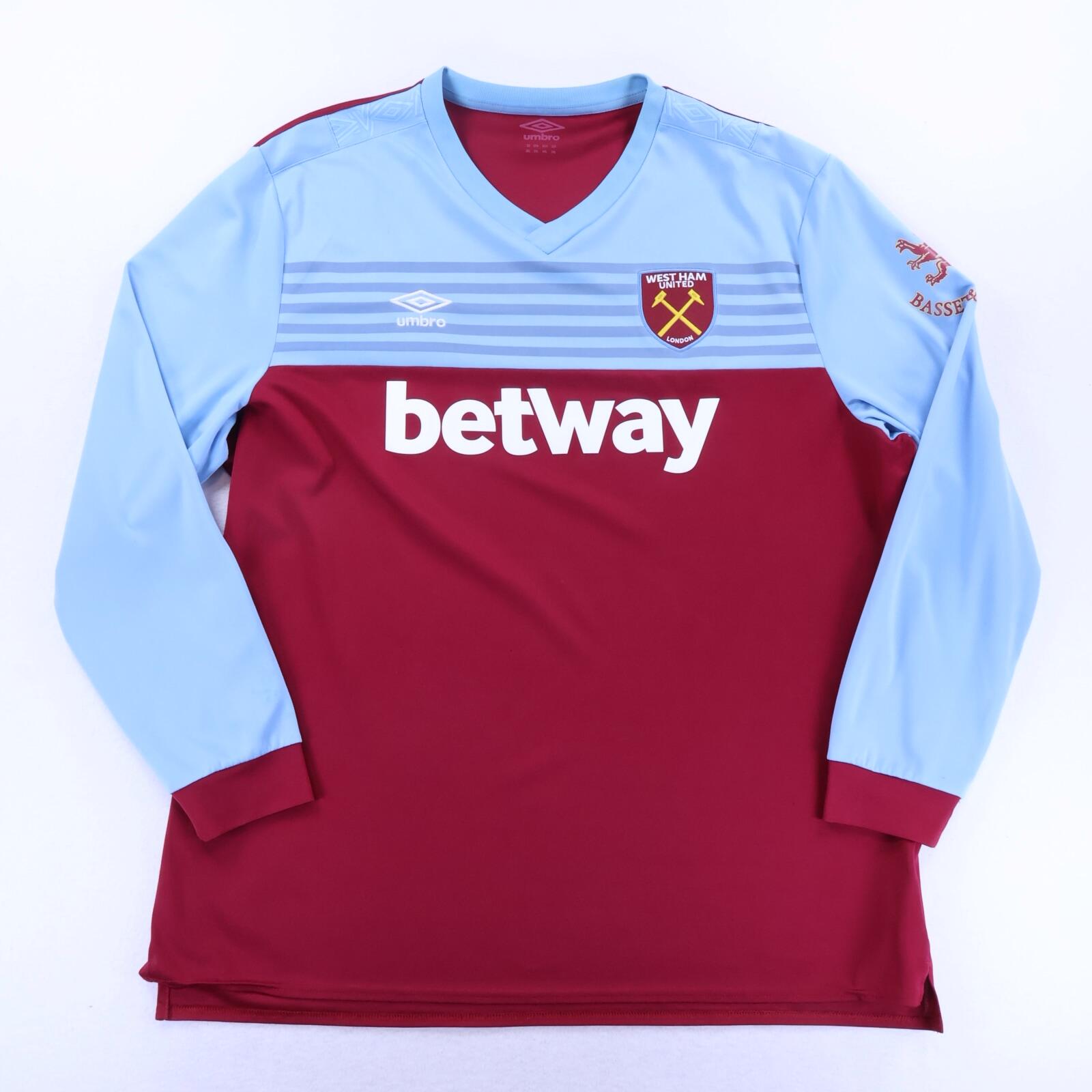 West Ham United 2016 Home Shirt - Long Sleeve - 2XL