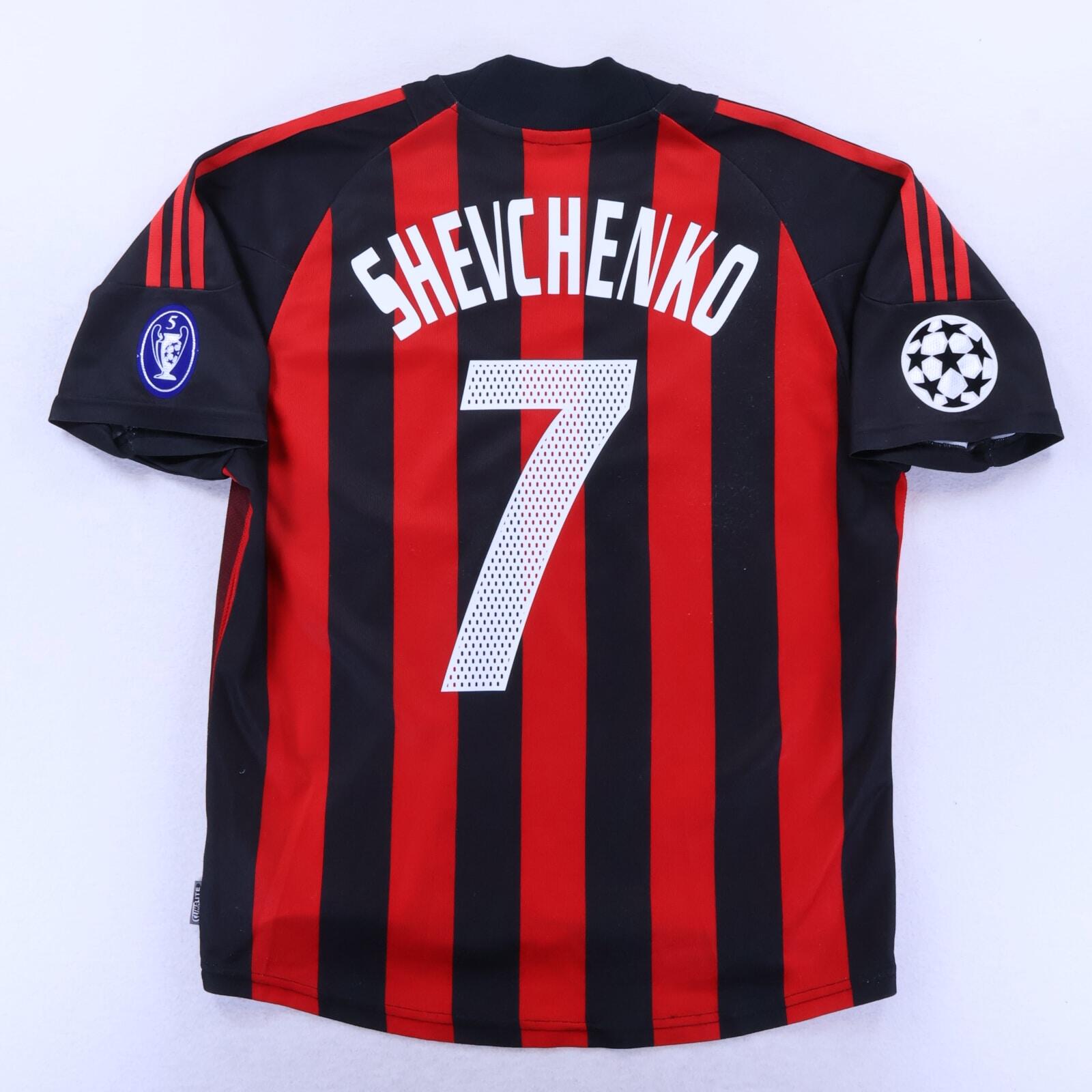 Ac Milan Shevchenko #7 2002/03 Home Shirt - M