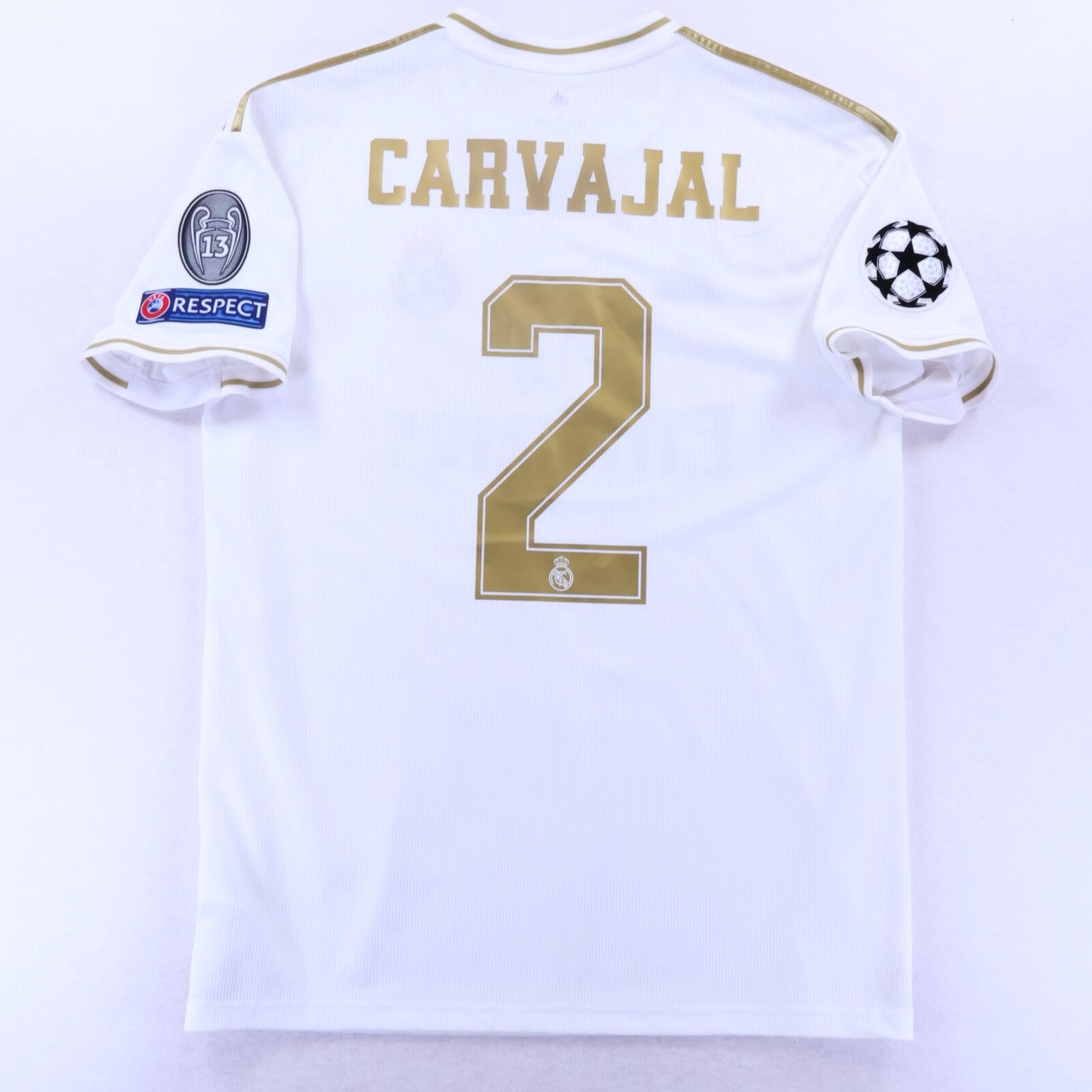 MINT* Real Madrid Carvajal #2 2019/20 Home Shirt - L