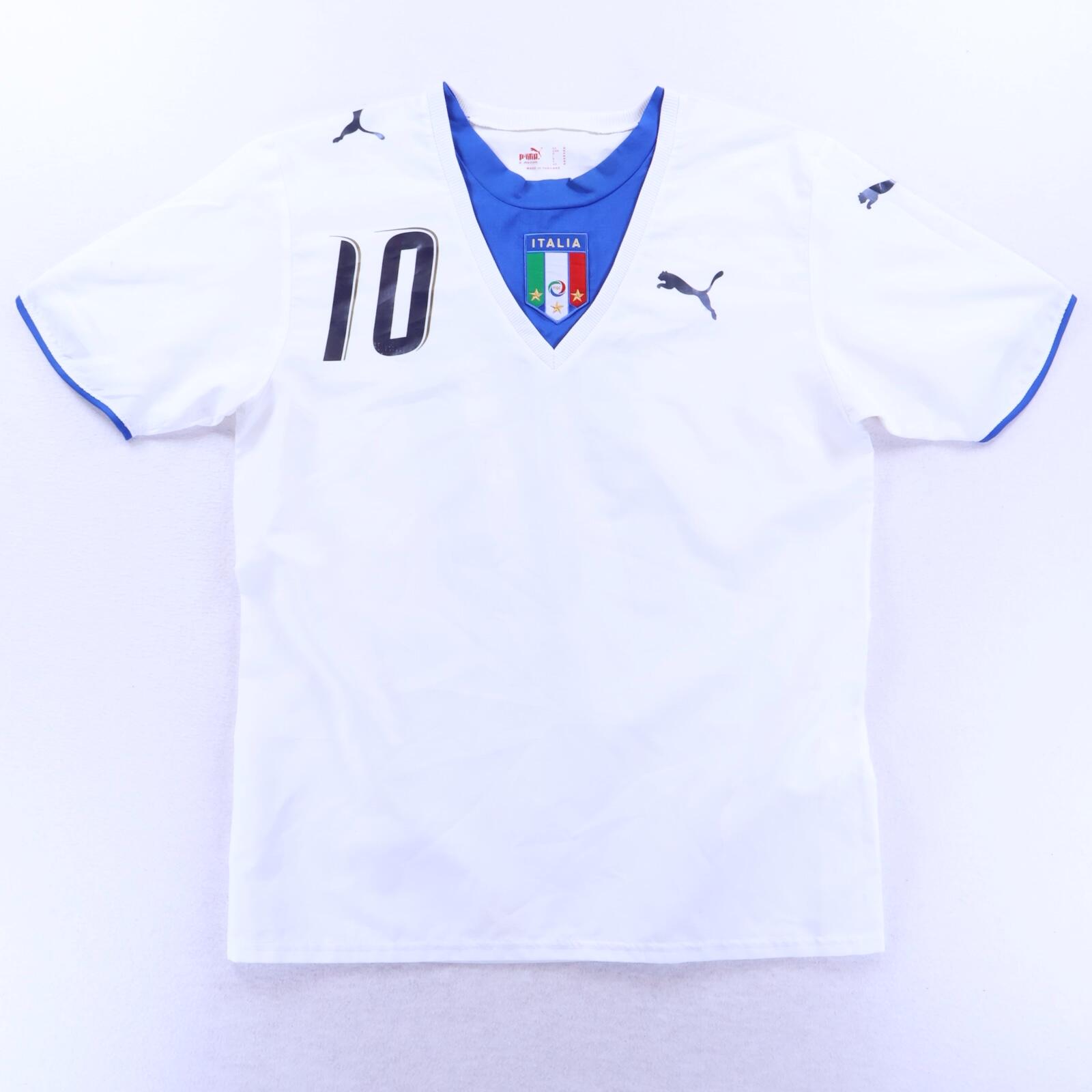 Italy Totti #10 2006 Away Shirt - M