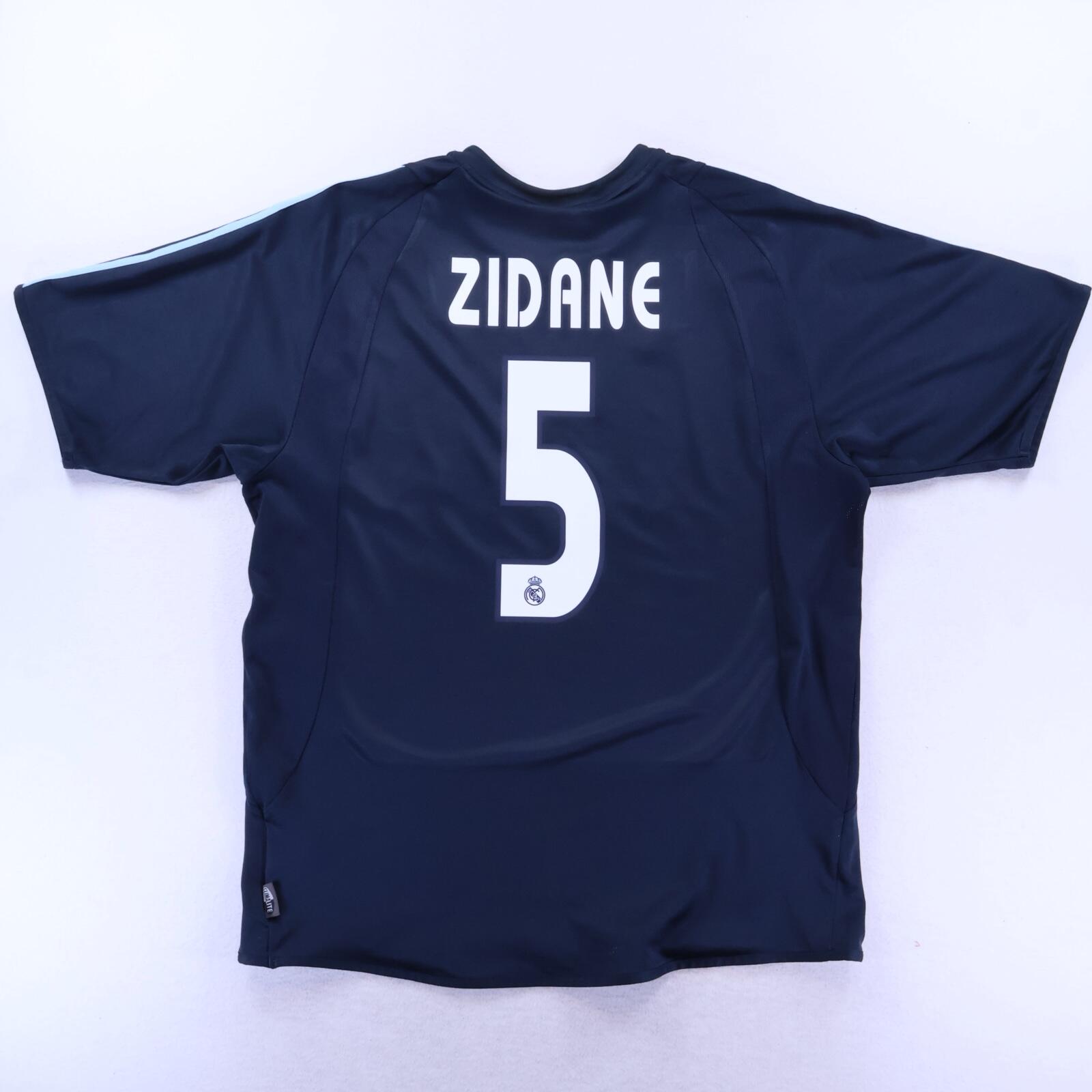 Real Madrid Zidane #5 2003/04 Away Shirt - L