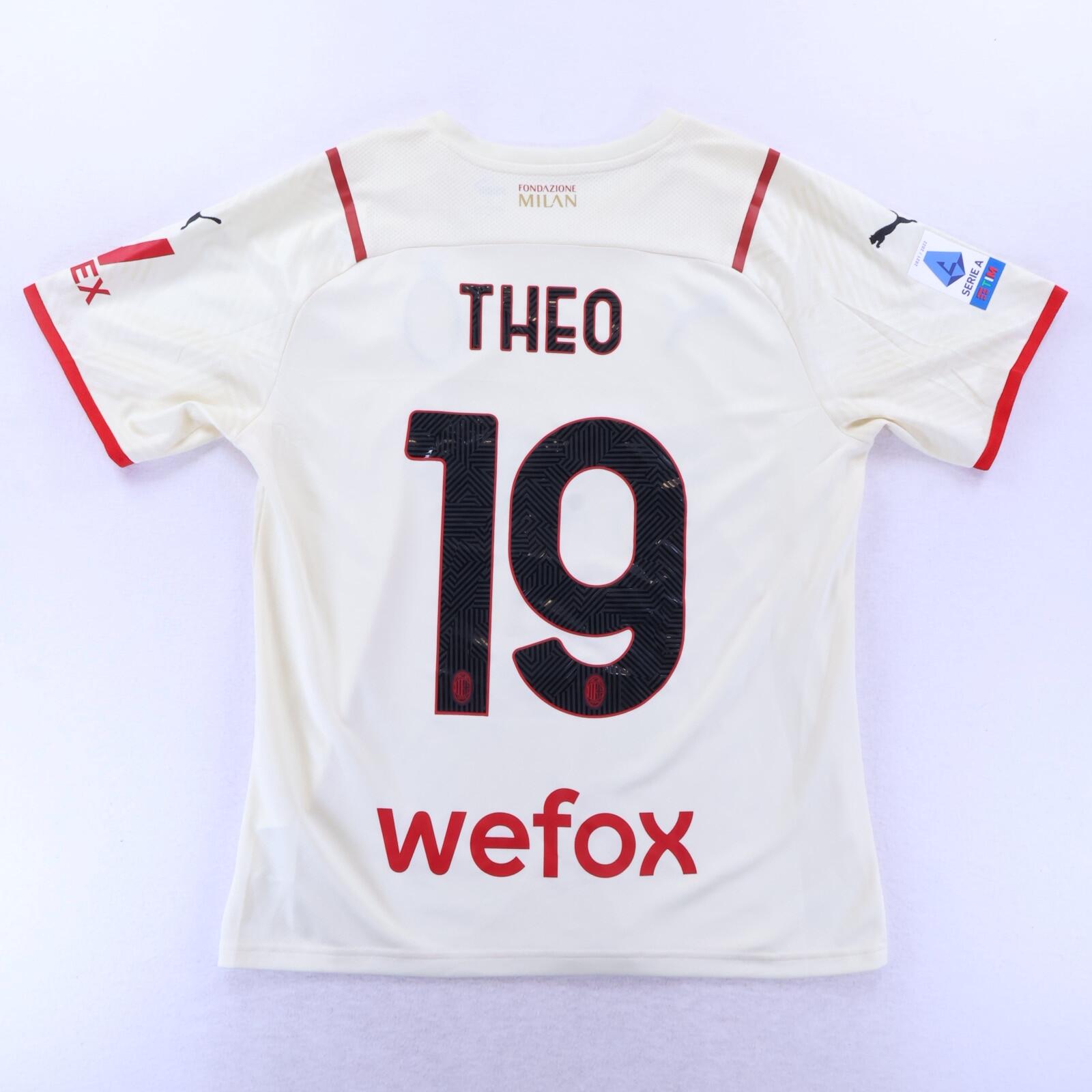 NWT* Ac Milan Theo #19 2021/22 Away Shirt - L