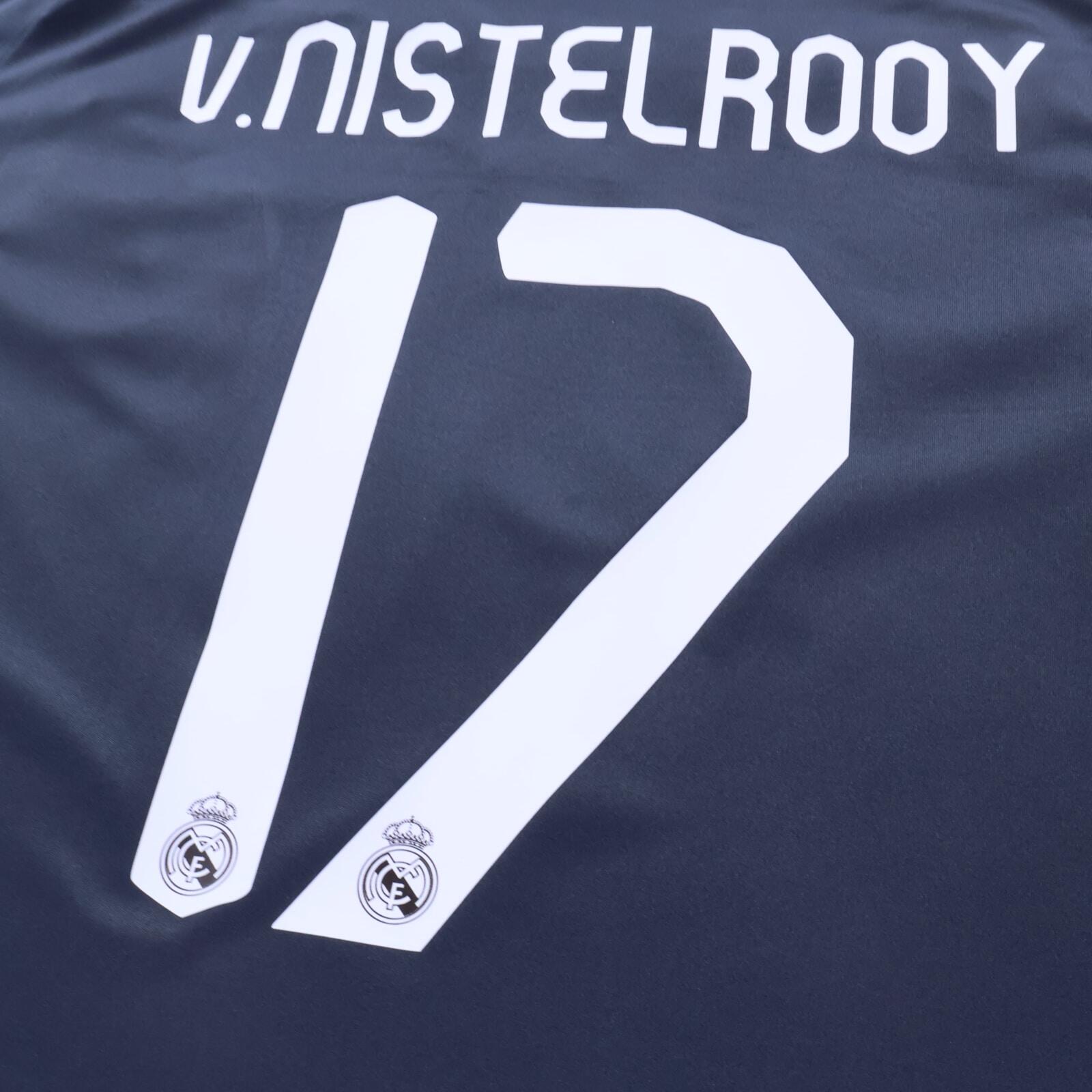 Real Madrid V. Nistelrooy #17 2007/08 Third Shirt - XL