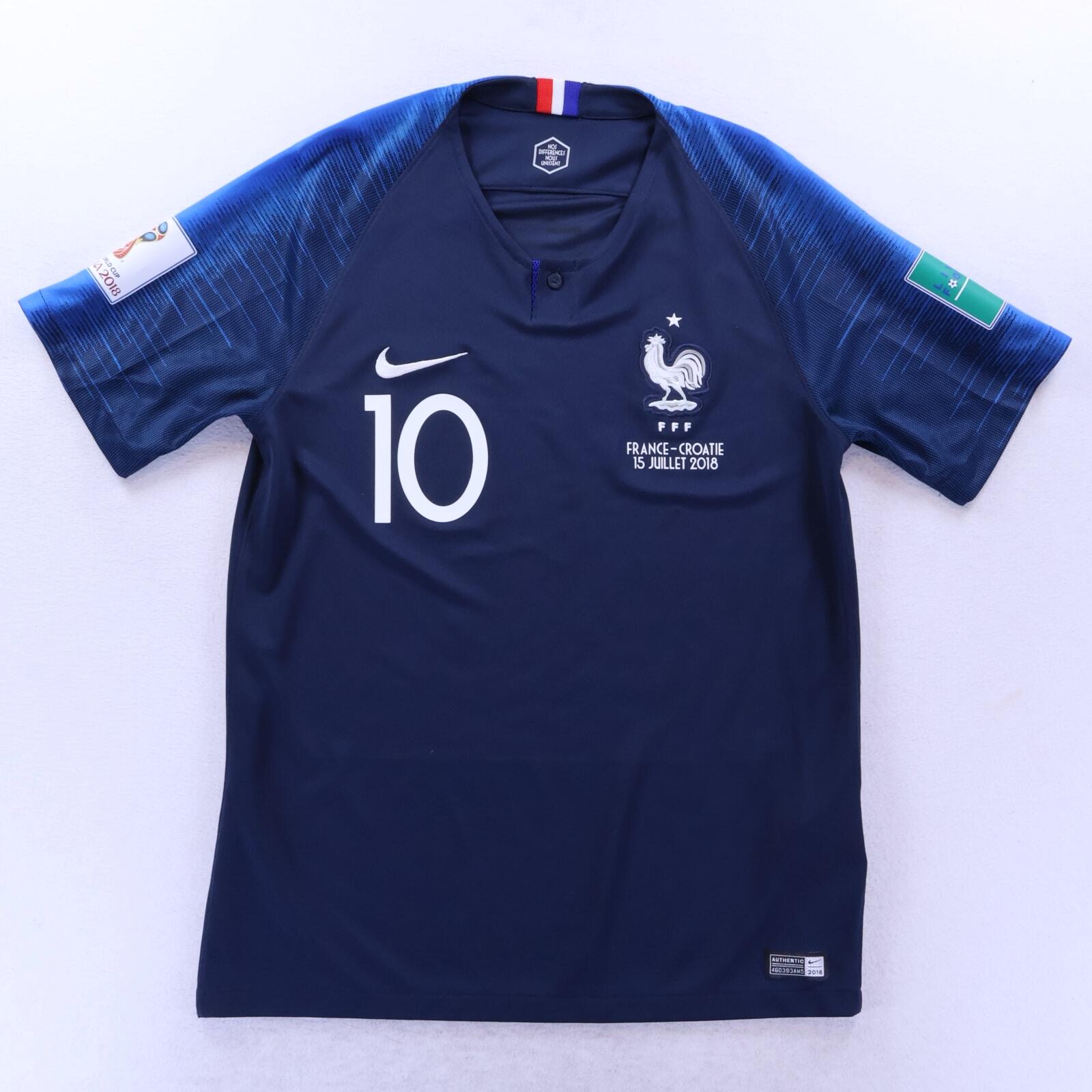 *MINT* France Mbappé #10 2018/19 Home Shirt - M