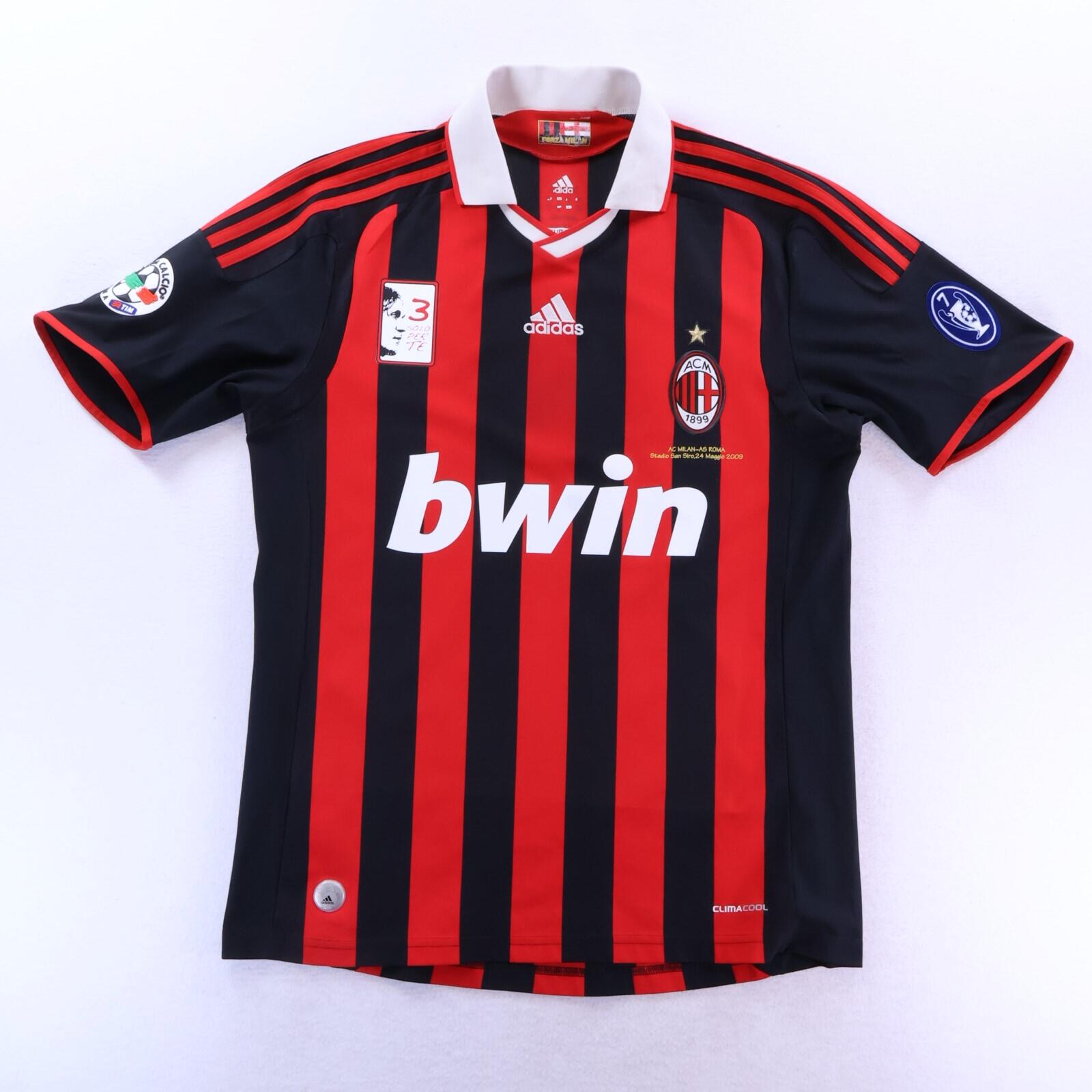 Ac Milan Maldini #3 2002/03 Home Shirt - L