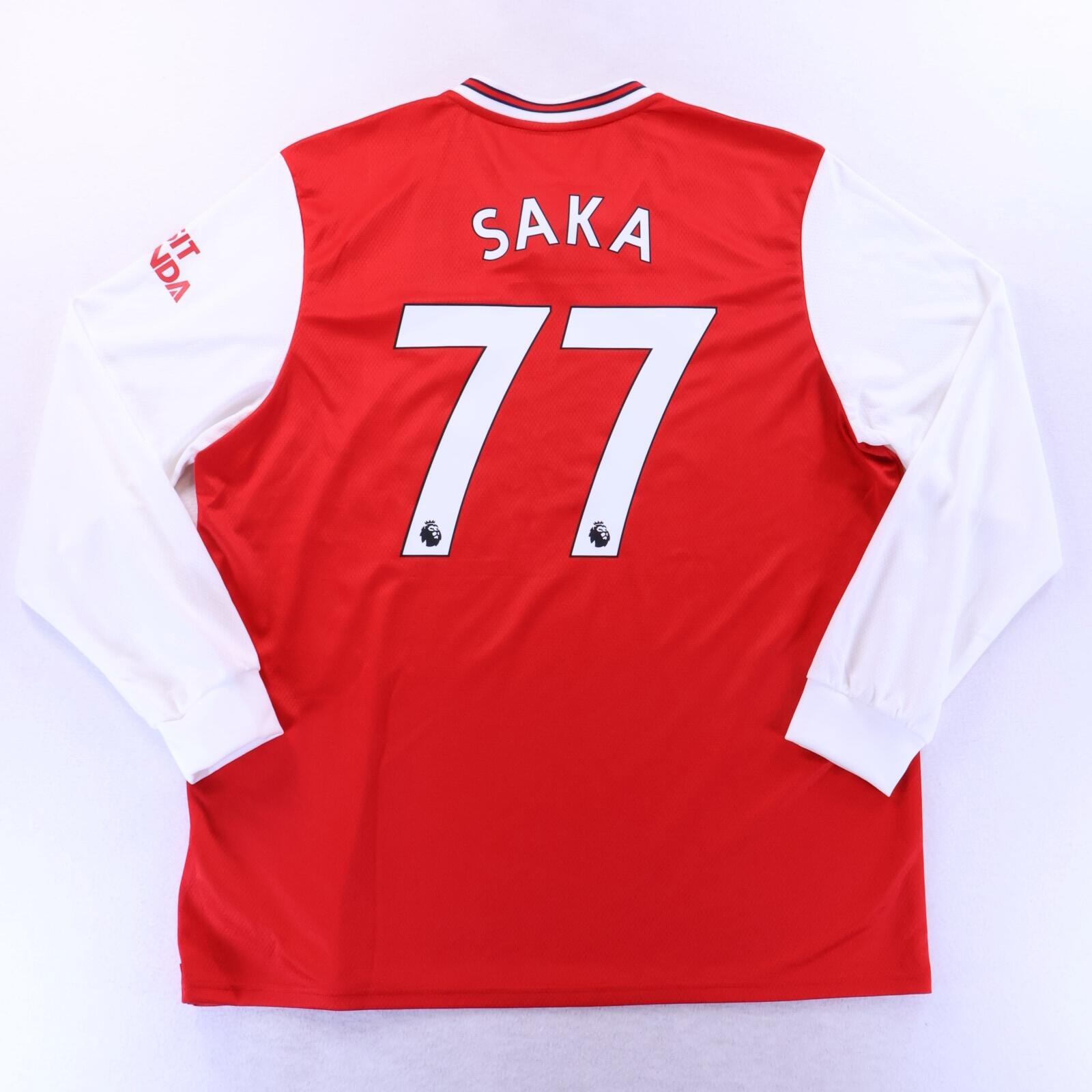 *NWT* Arsenal Saka #77 2019/20 Home Shirt - Long Sleeve - 2XL