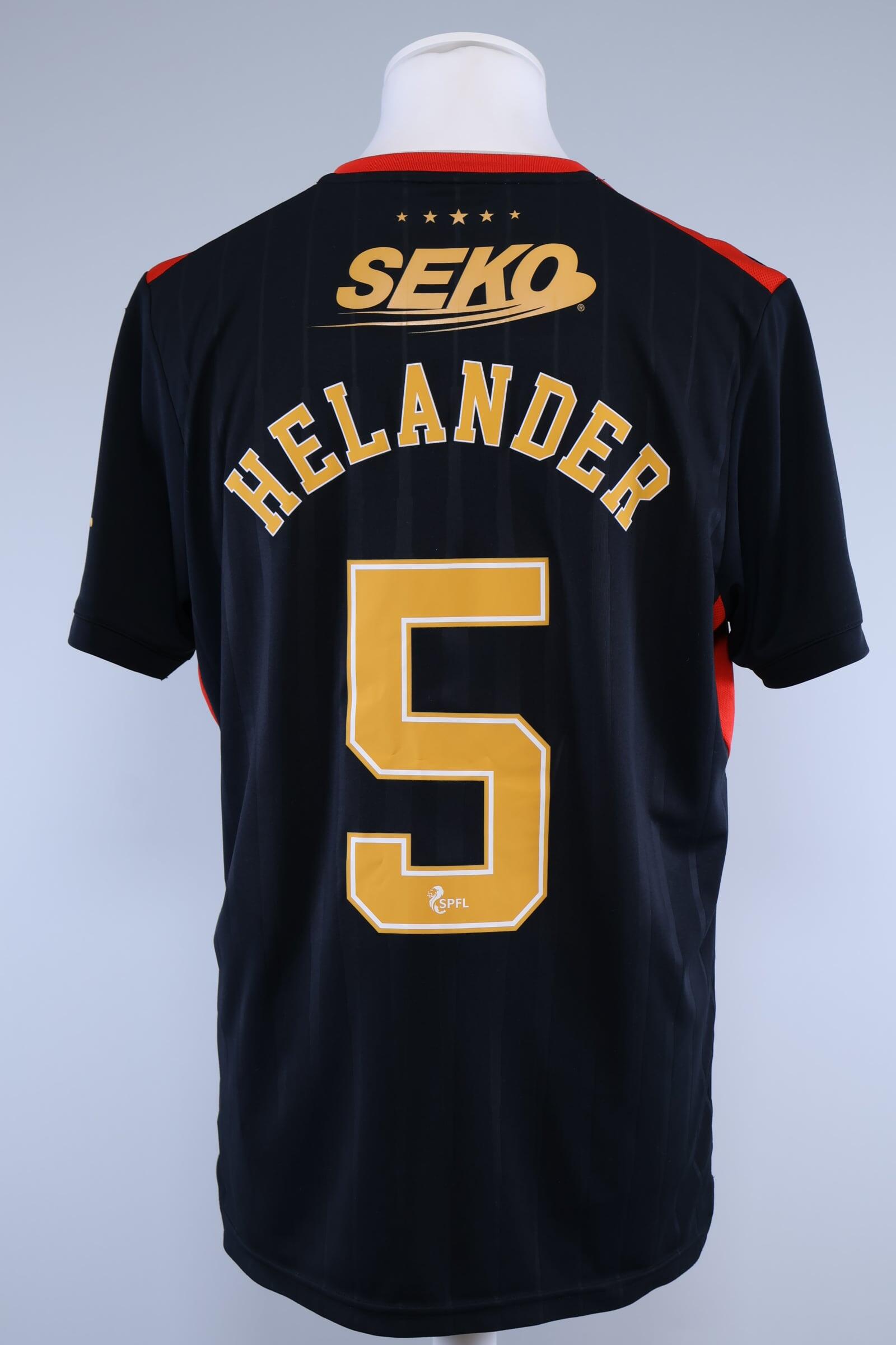 Rangers FC 2021/22 Helander #5 Away Shirt - 150 Years Anniversary - LAuthentic Original Football Shirt