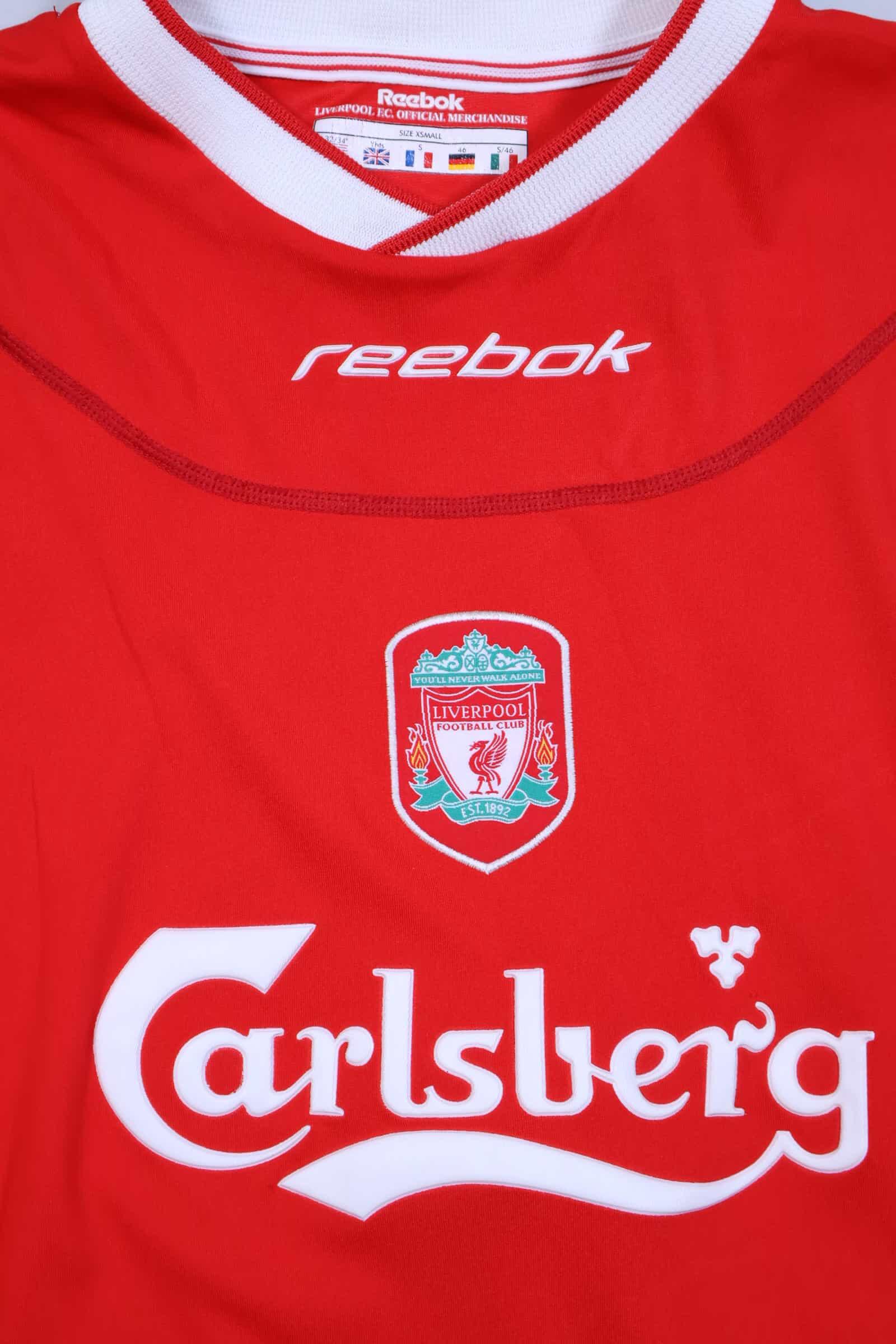 2002/04 - LIVERPOOL F.C - KEWELL - #7 - HOME SHIRT - S