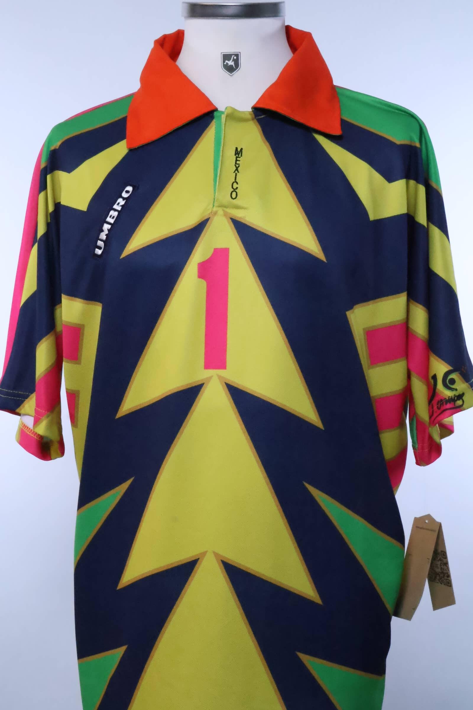 1994 - MEXICO - CAMPOS - #1 - WORLD CUP GOALKEEPER SHIRT - XL