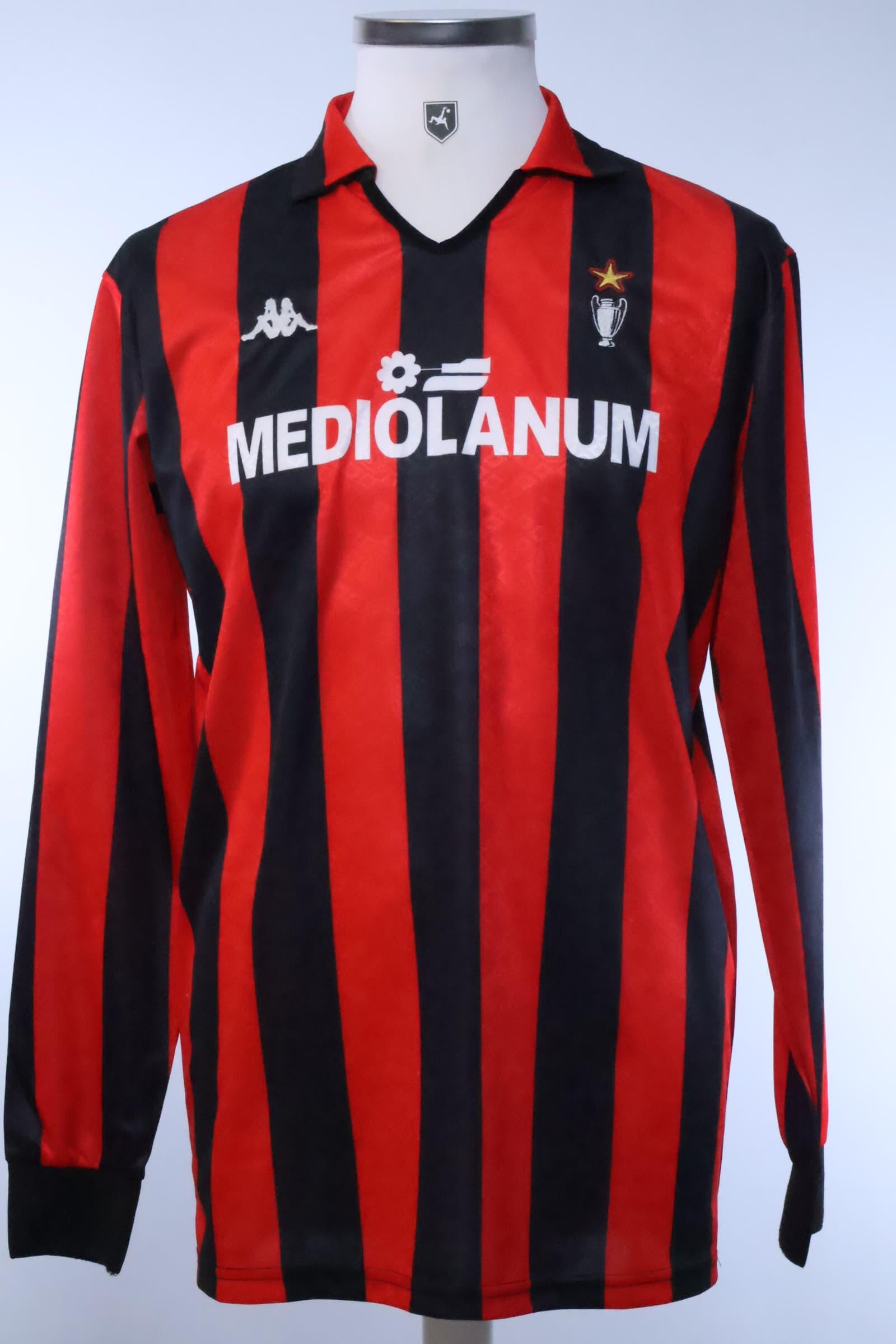 1989/90 - AC MILAN - HOME SHIRT - L