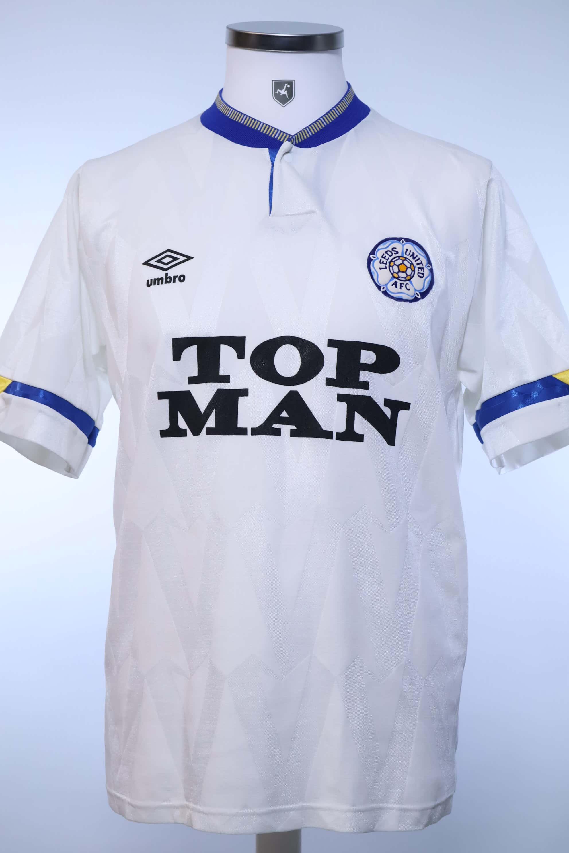 Leeds United 1990/91 Home Shirt - M