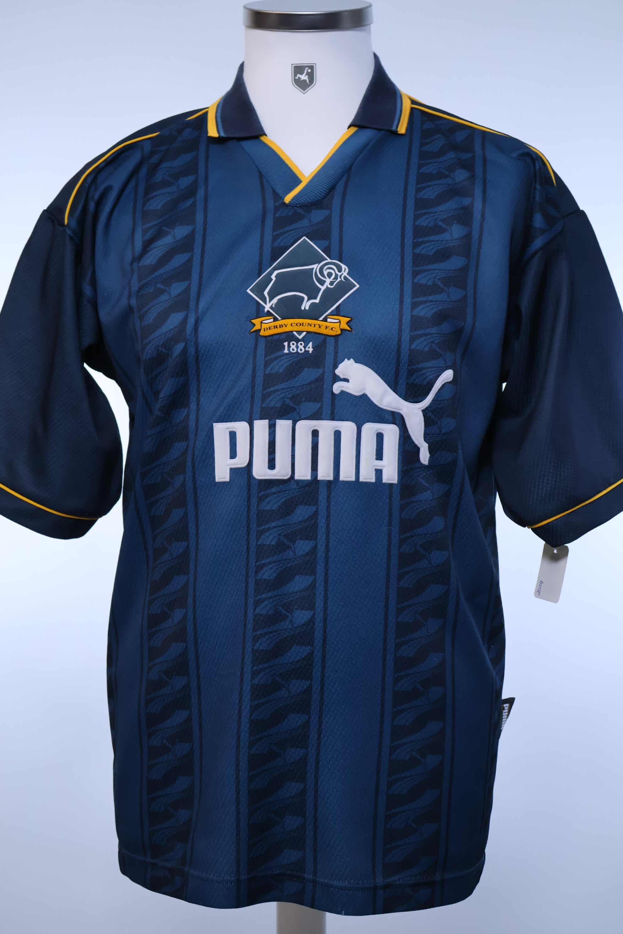 Derby County 1995/96 Away Shirt - M Authentic Original Football Shirt