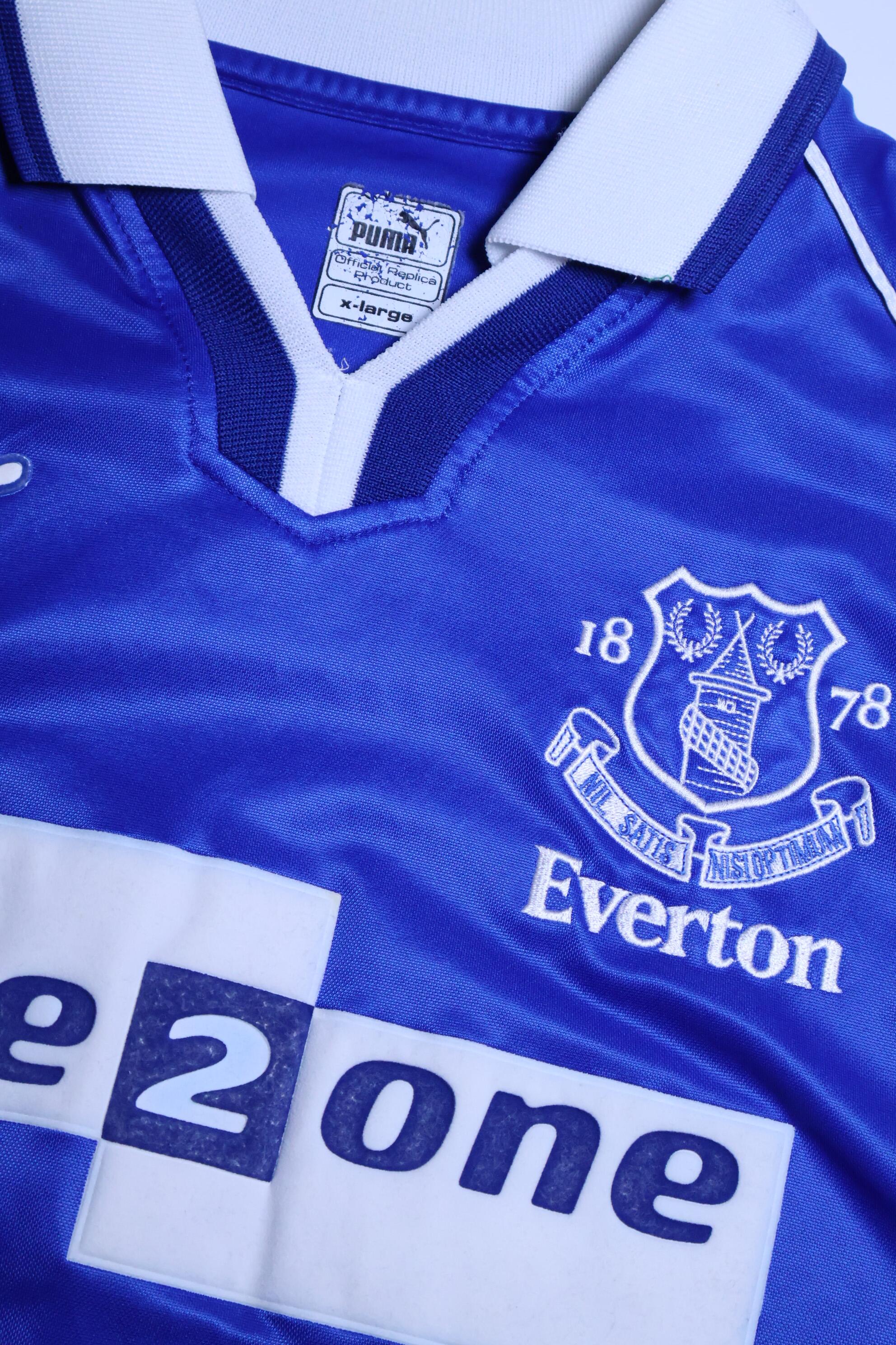 Everton 2000/02 Home Shirt - XL
