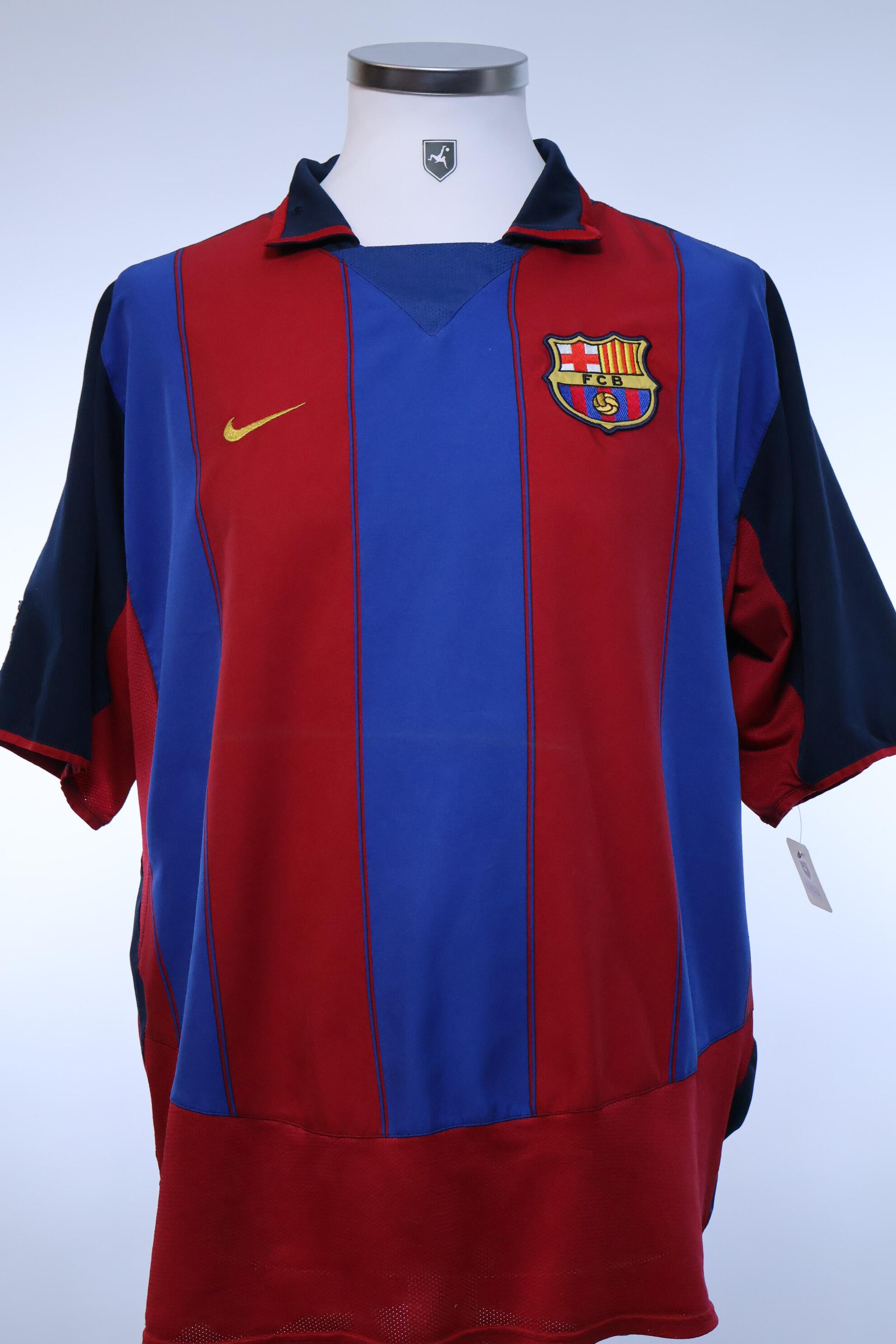 Fc Barcelona Ronaldinho #10 2003/04 Home Shirt - L