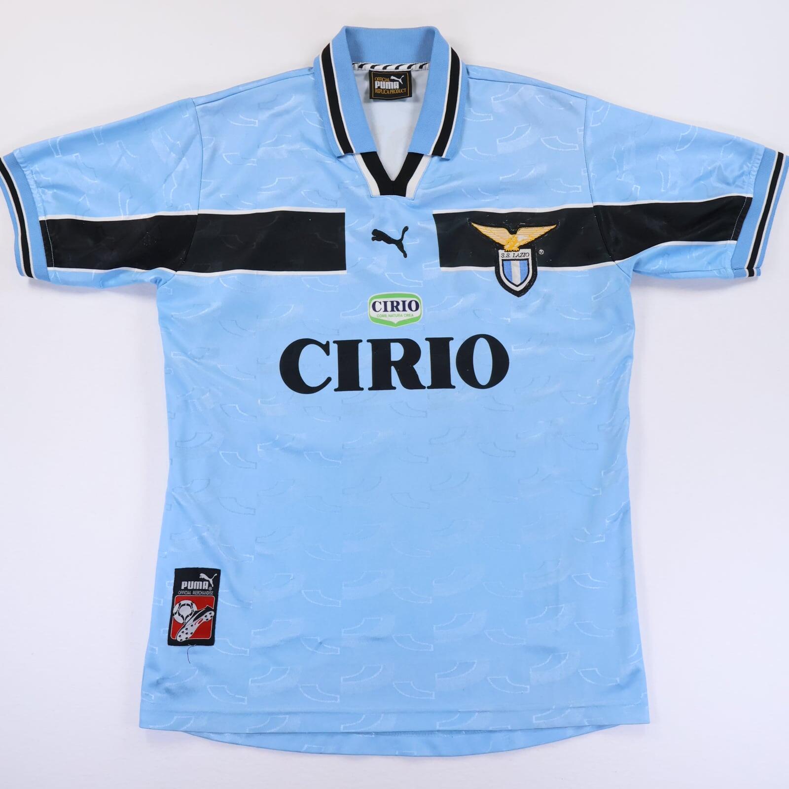 デッドストックPUMA SSラツィオ 00-01 NEDVED18 ユニフォーム S.S Lazio Nedved #18 1998/00 Home Shirt - L