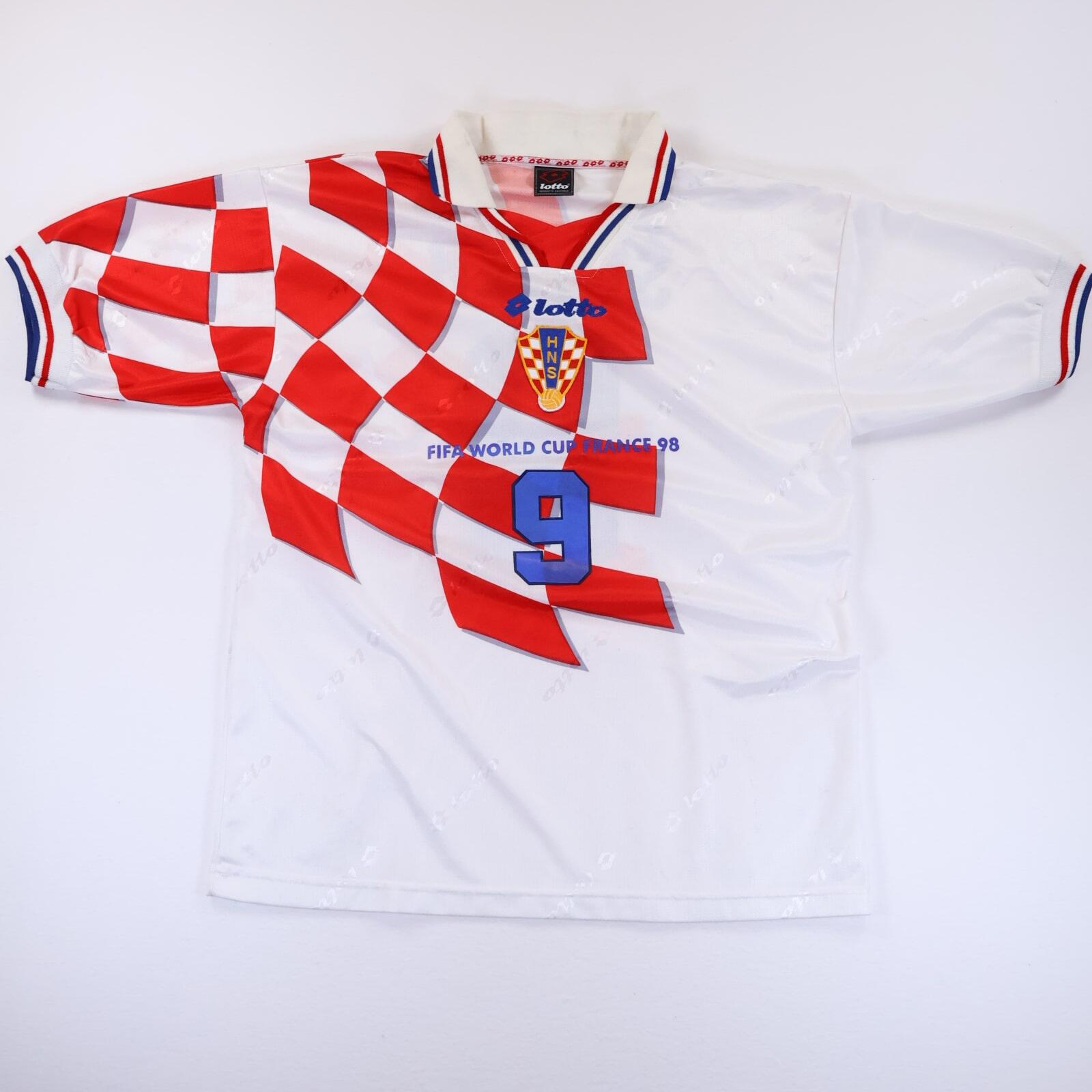 Croatia Suker #9 1998/ Home Shirt - XL