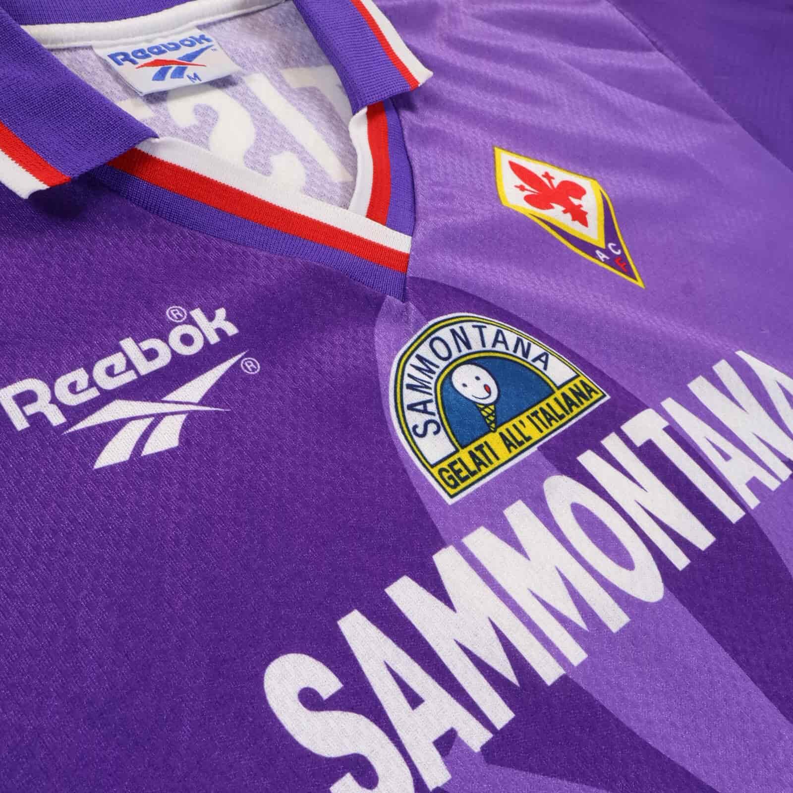 Fiorentina Batistuta #9 1995/96 Home Shirt - M