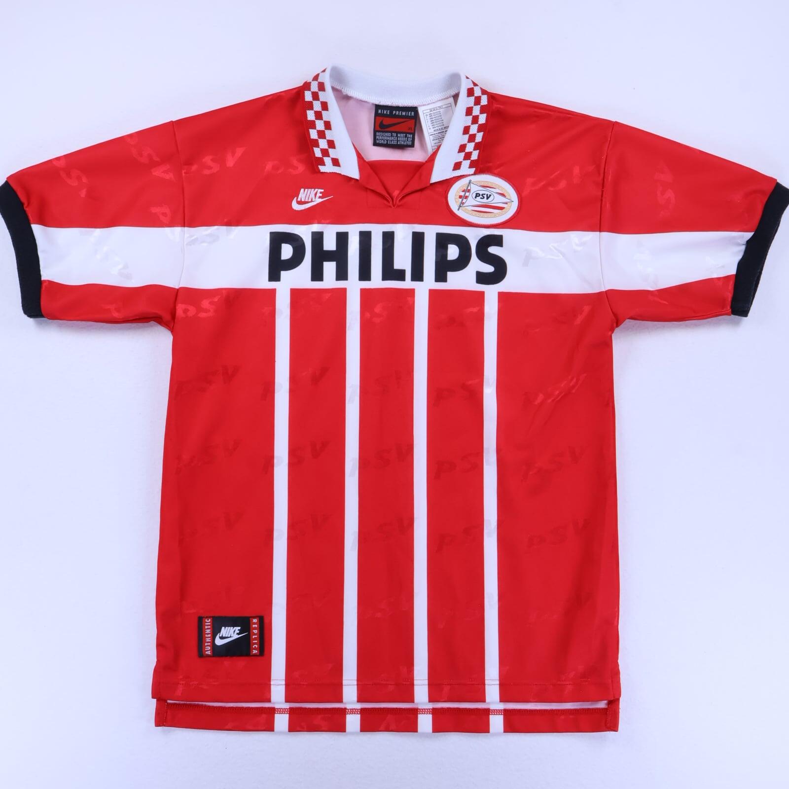 【正規品】PSV Eindhoven Zahavi/ユニフォーム Psv Eindhoven 1995/96 Home Shirt - XL