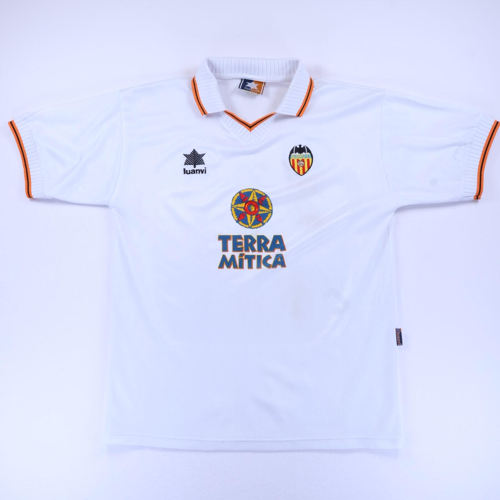 Luanvi Home Valencia バレンシア Shirt 0 ヴィンテージユニフォーム 