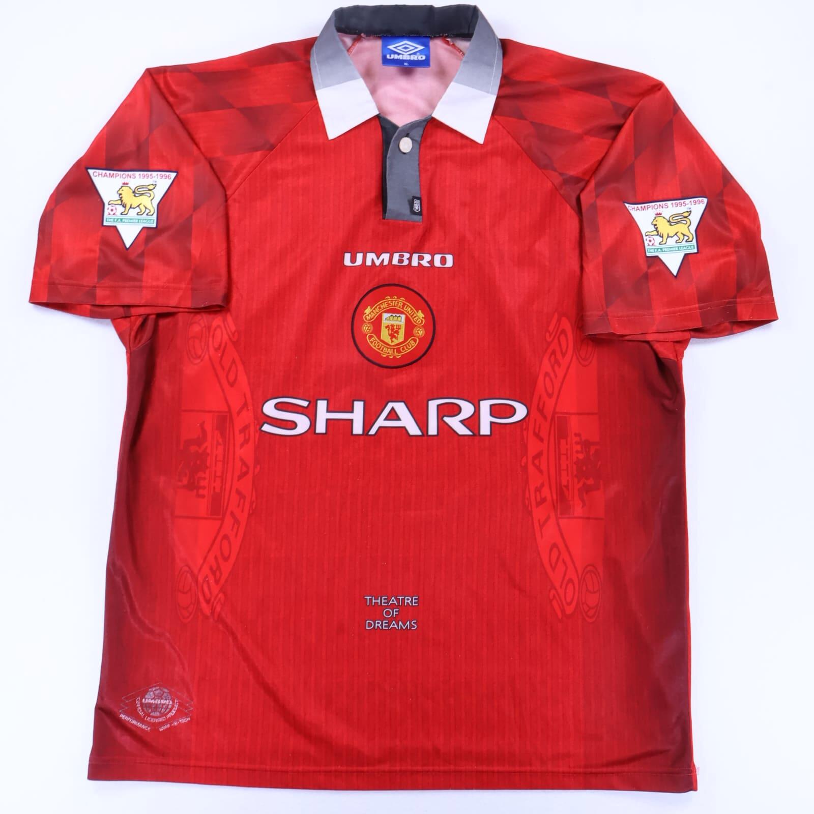 Manchester United Cantona #7 1996/98 Home Shirt - XL