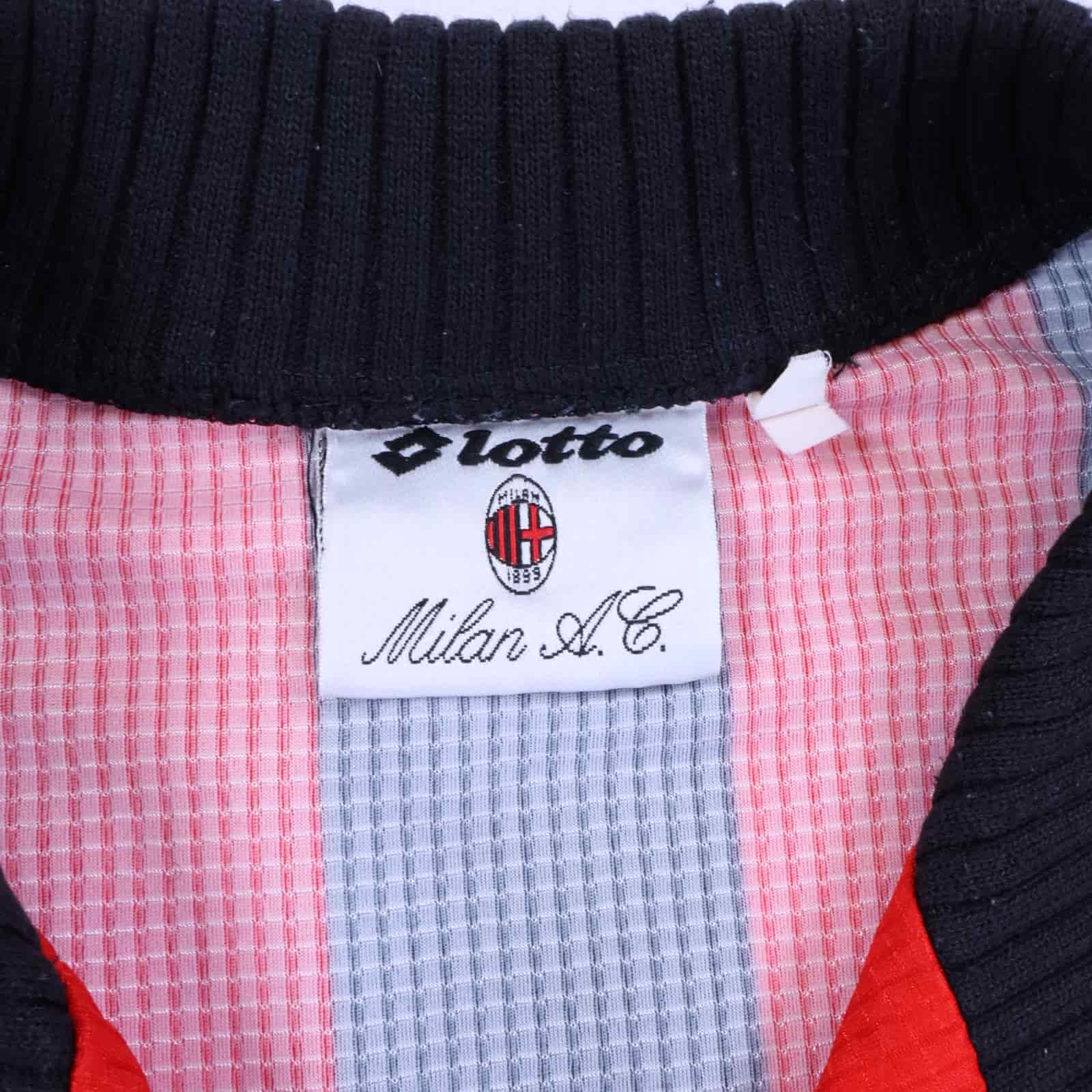 Ac Milan Kluivert #9 1997/98 Home Shirt - XL