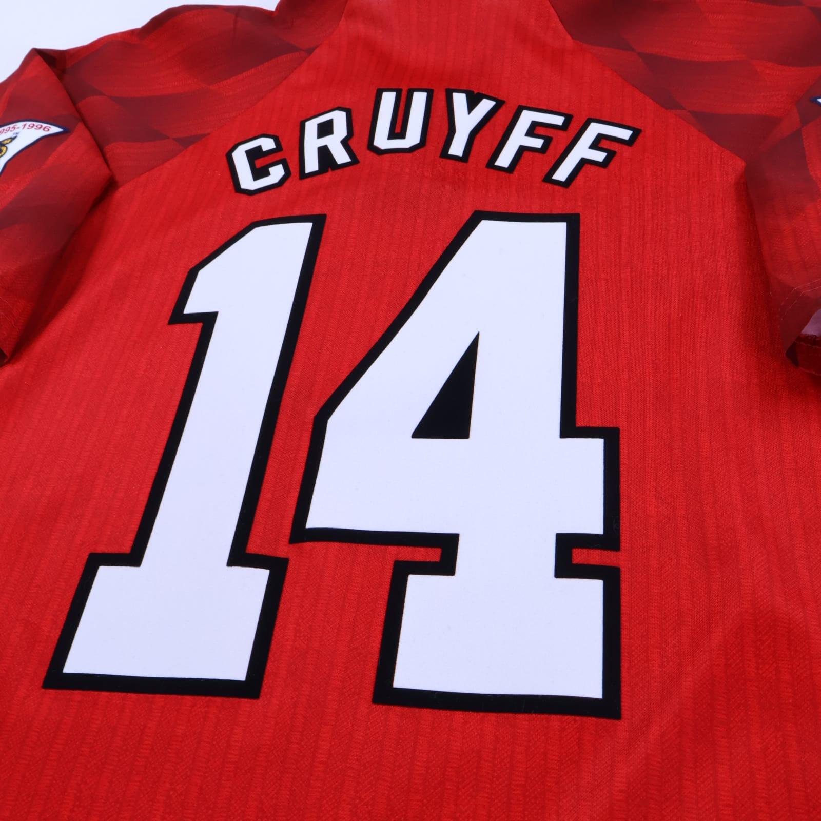 ウェア Manchester United 96/97 S/S Uniform #14 Manchester United Cruyff #14 1996/97 Home Shirt - L