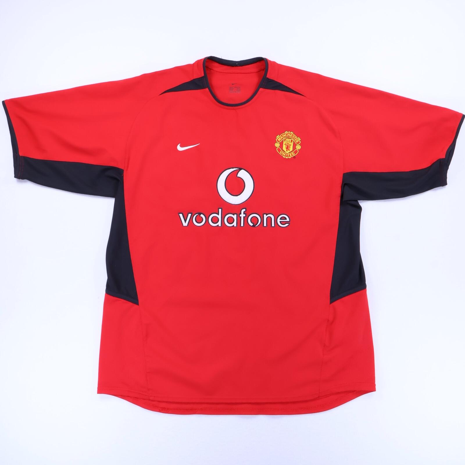 Manchester United Scholes #18 2002/04 Home Shirt - Player Issue - XL
