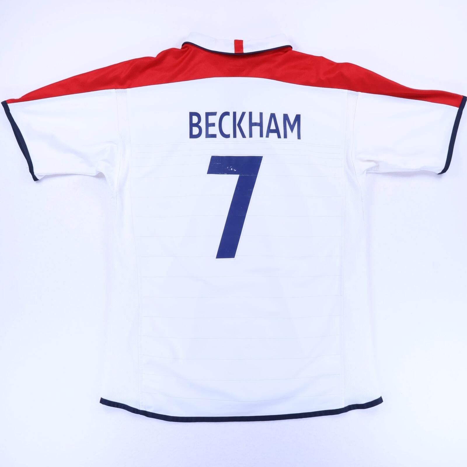 England Beckham #7 2003/05 Home Shirt - XL