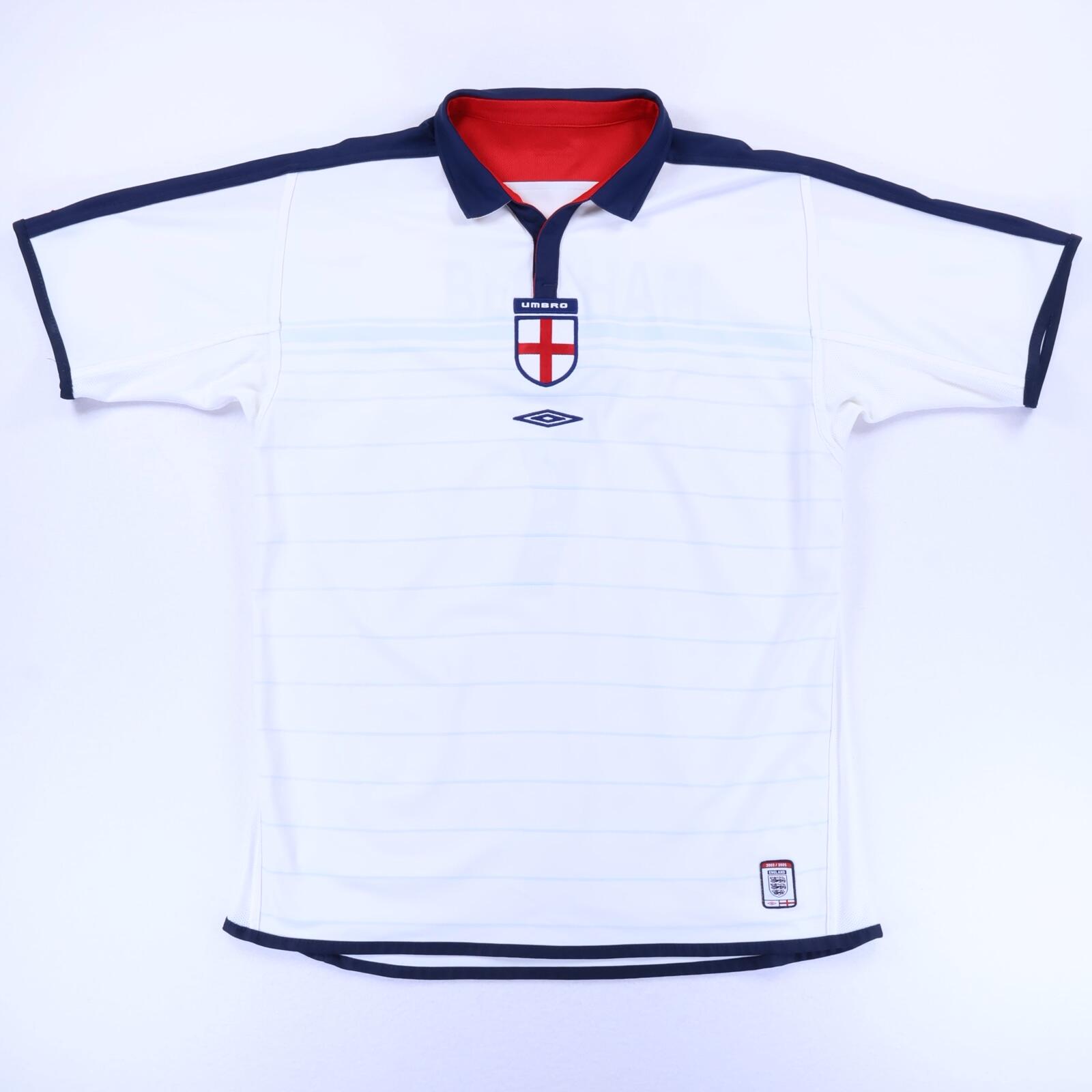 England Beckham #7 2003/05 Home Shirt - XL