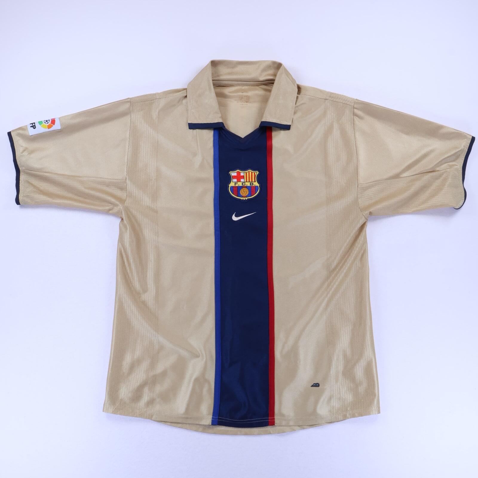 Barcelona Rivaldo #10 2001/02 Home Shirt - L