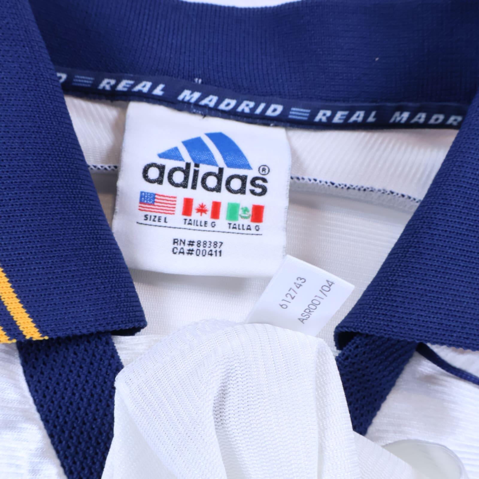 Real Madrid Redondo #6 1998/00 Home Shirt - L