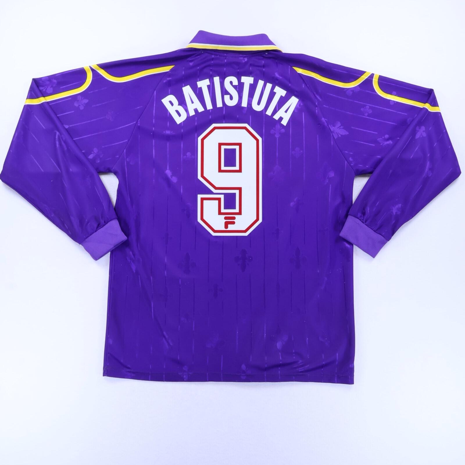 Fiorentina Batistuta #9 1997/98 Home Shirt - L