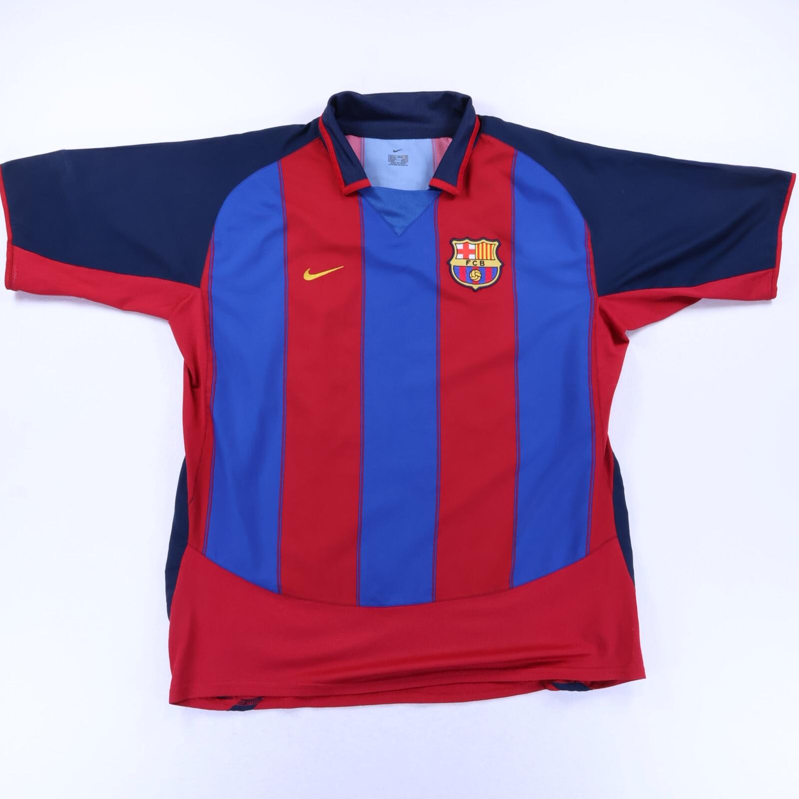 Barcelona Ronaldinho #10 2003/04 Home Shirt - XL