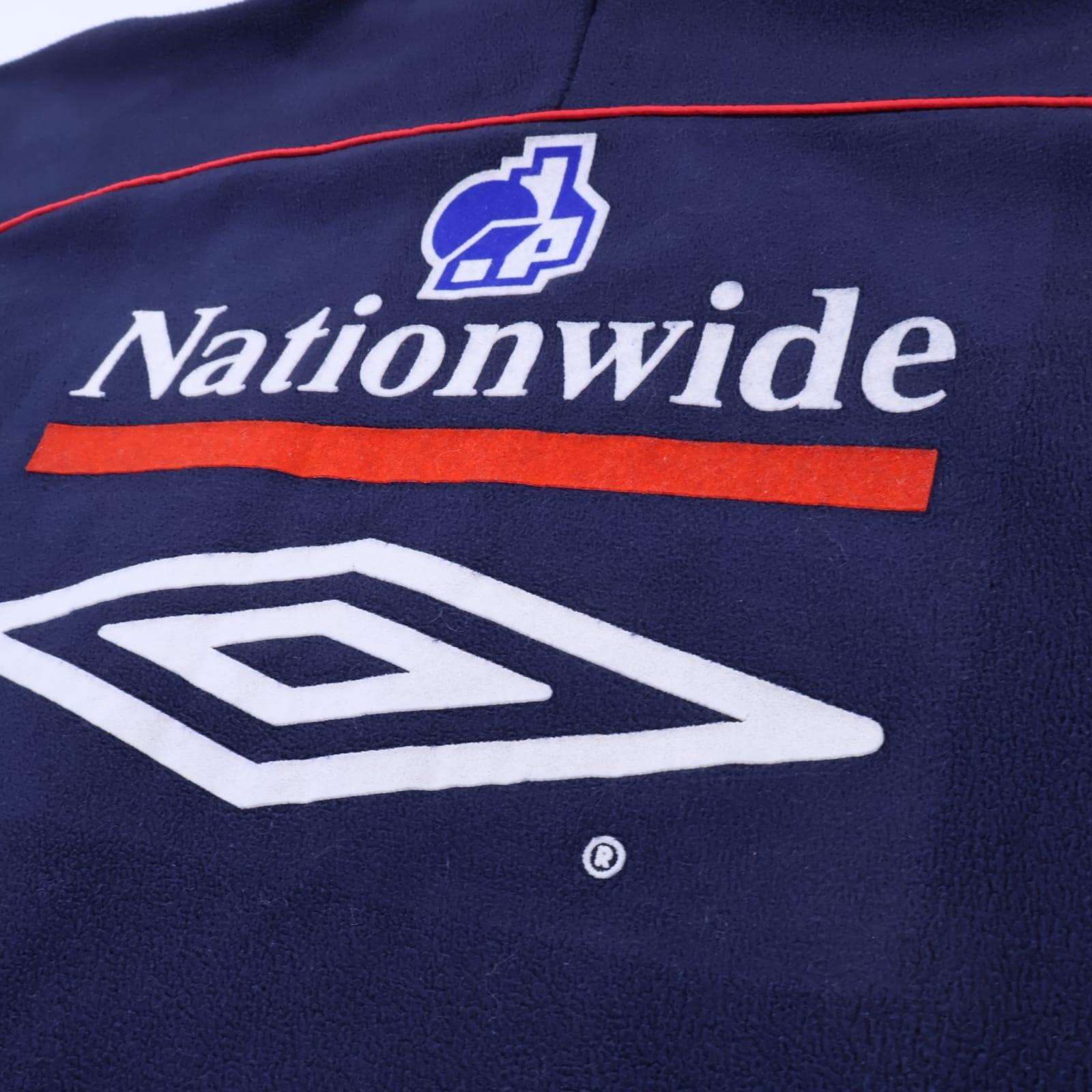 England 2002/03 1/4 Zip Fleece - L