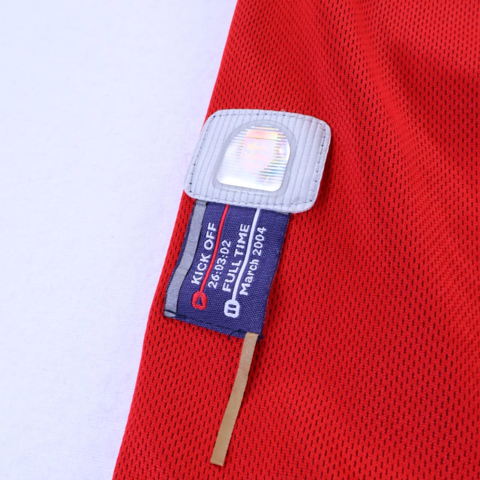 England Beckham #7 2002/04 Away Shirt - Reversible - XL