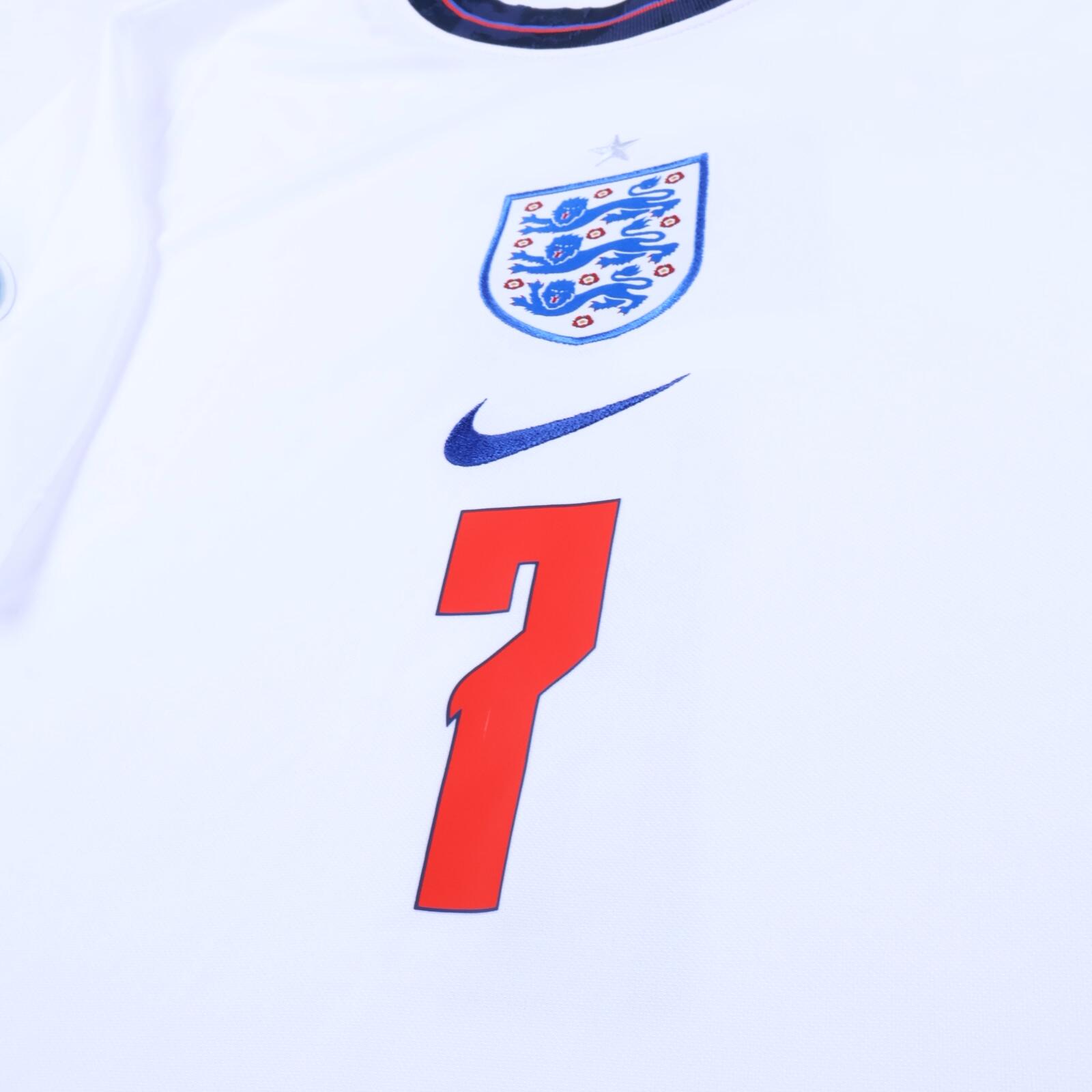 England Grealish #7 2020/22 Home Shirt - S