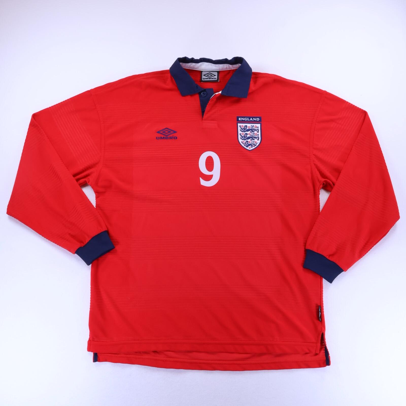 England #9 1999/01 Away Shirt - XL- FRONT
