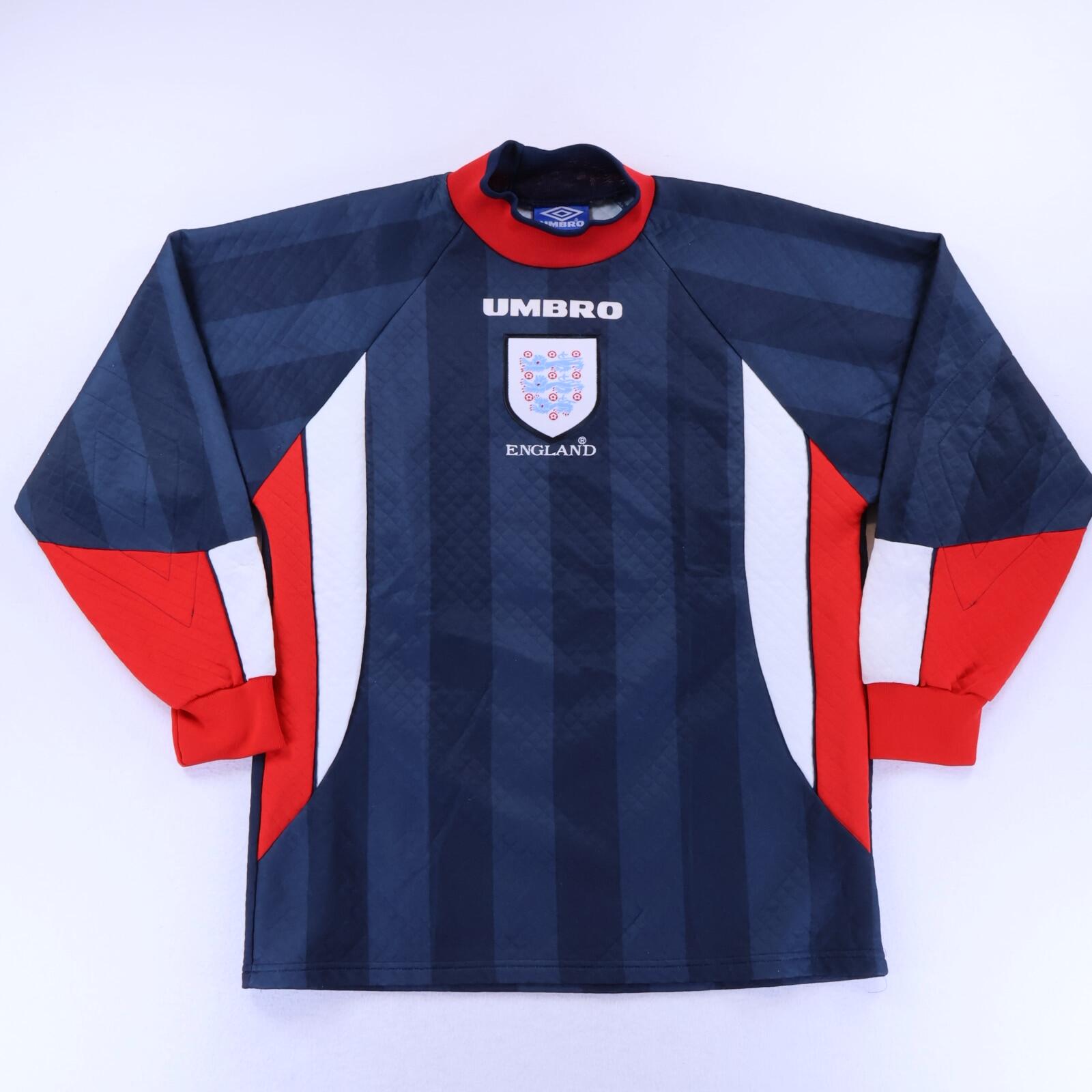 England 1997/98 Goalkeeper Shirt - M- FRONT