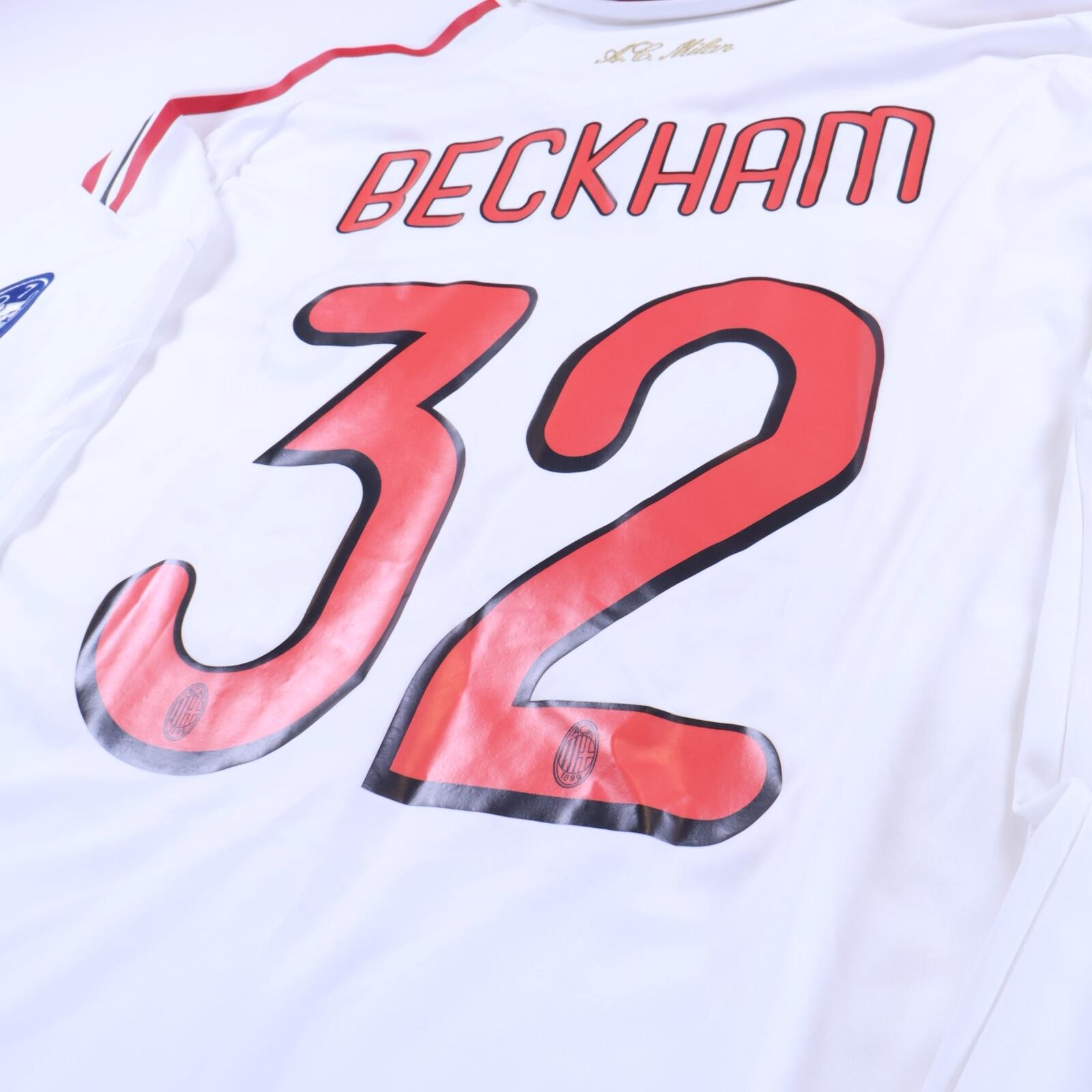 Ac Milan Beckham #32 2007/08 Away Shirt - XL