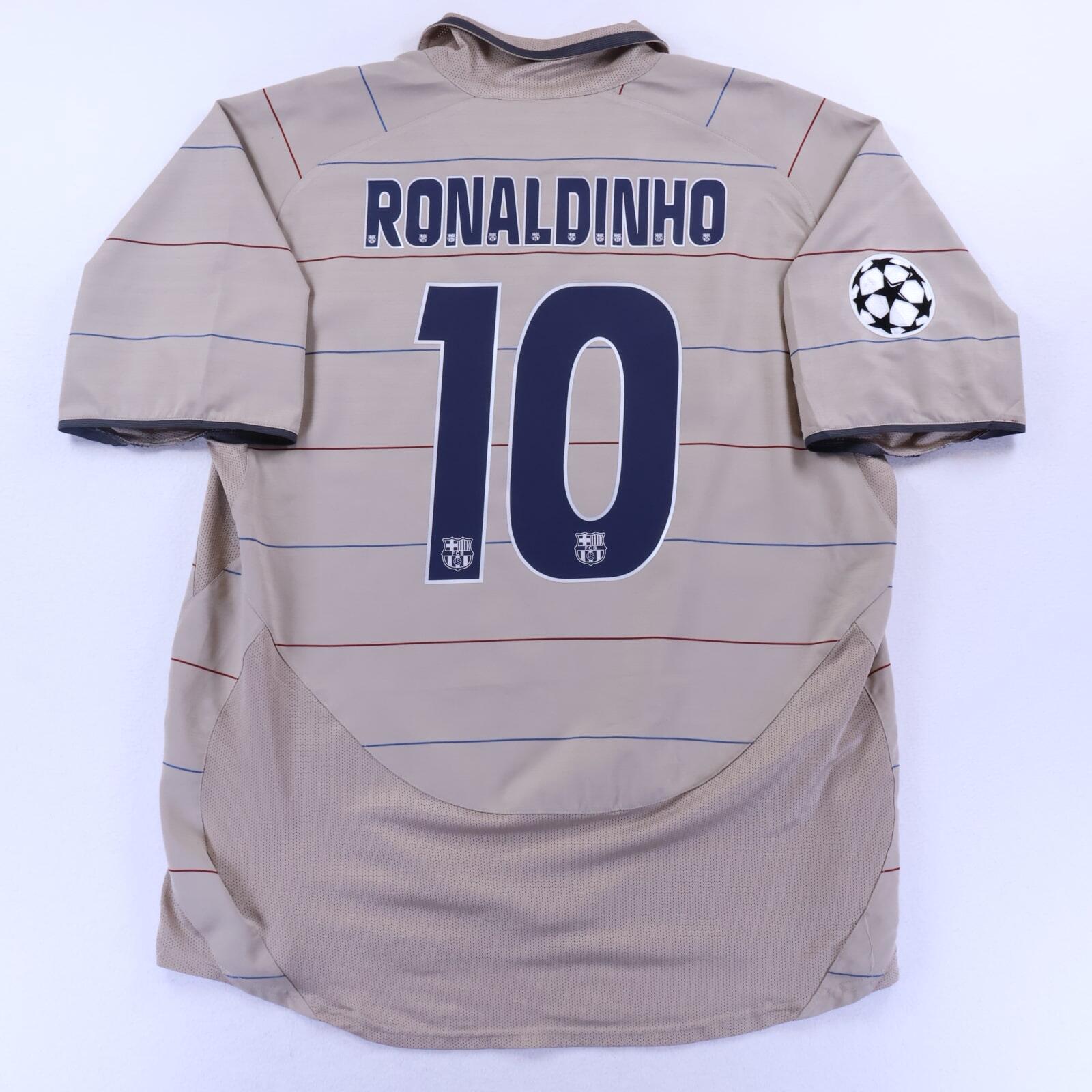 Barcelona Ronaldinho #10 2003/04 Away Shirt - XL