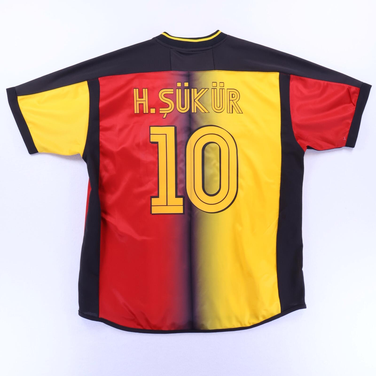 Galatasaray S.K H. Sukur #10 2003/04 Home Shirt - L- FRONT