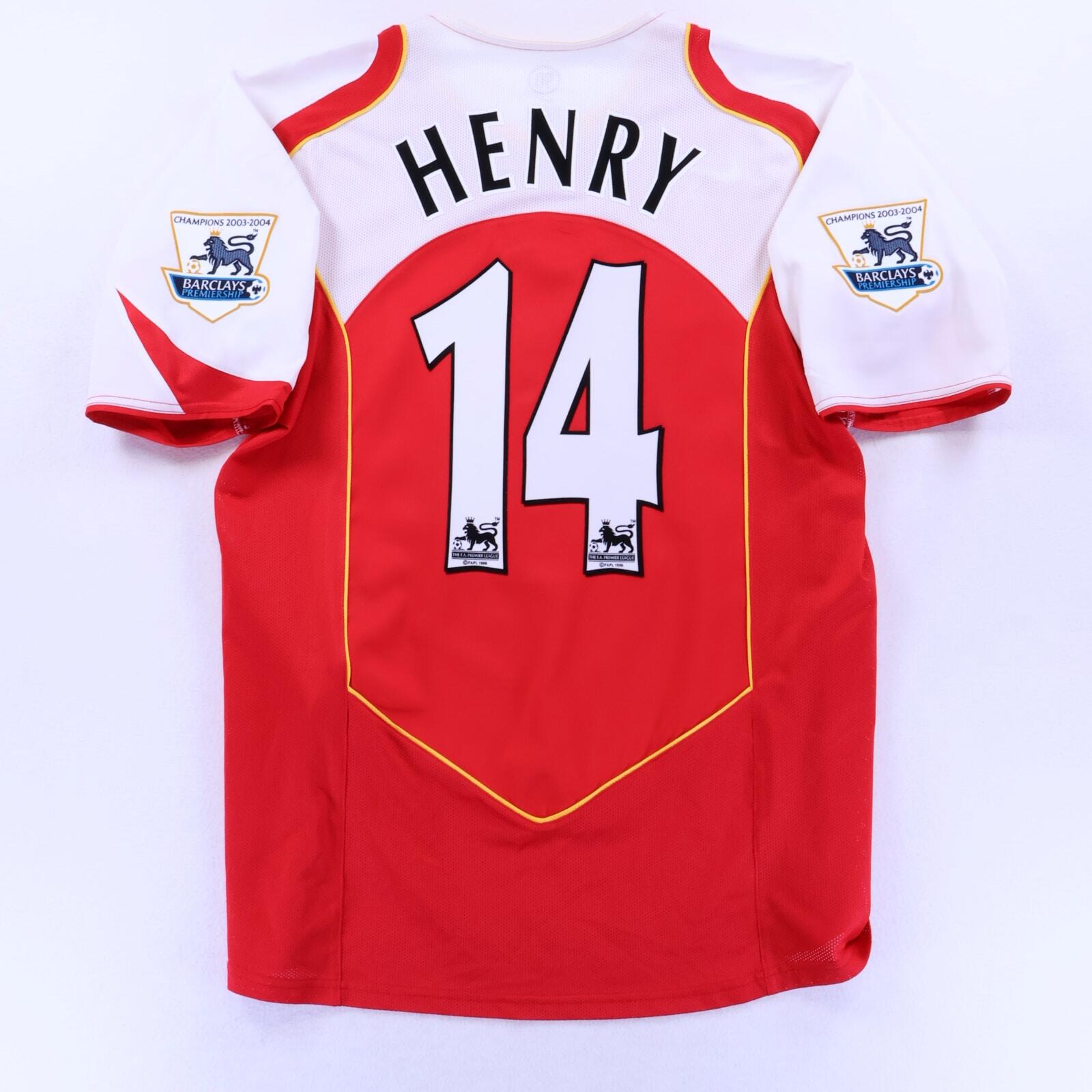 Arsenal Henry #14 2004/05 Home Shirt - L