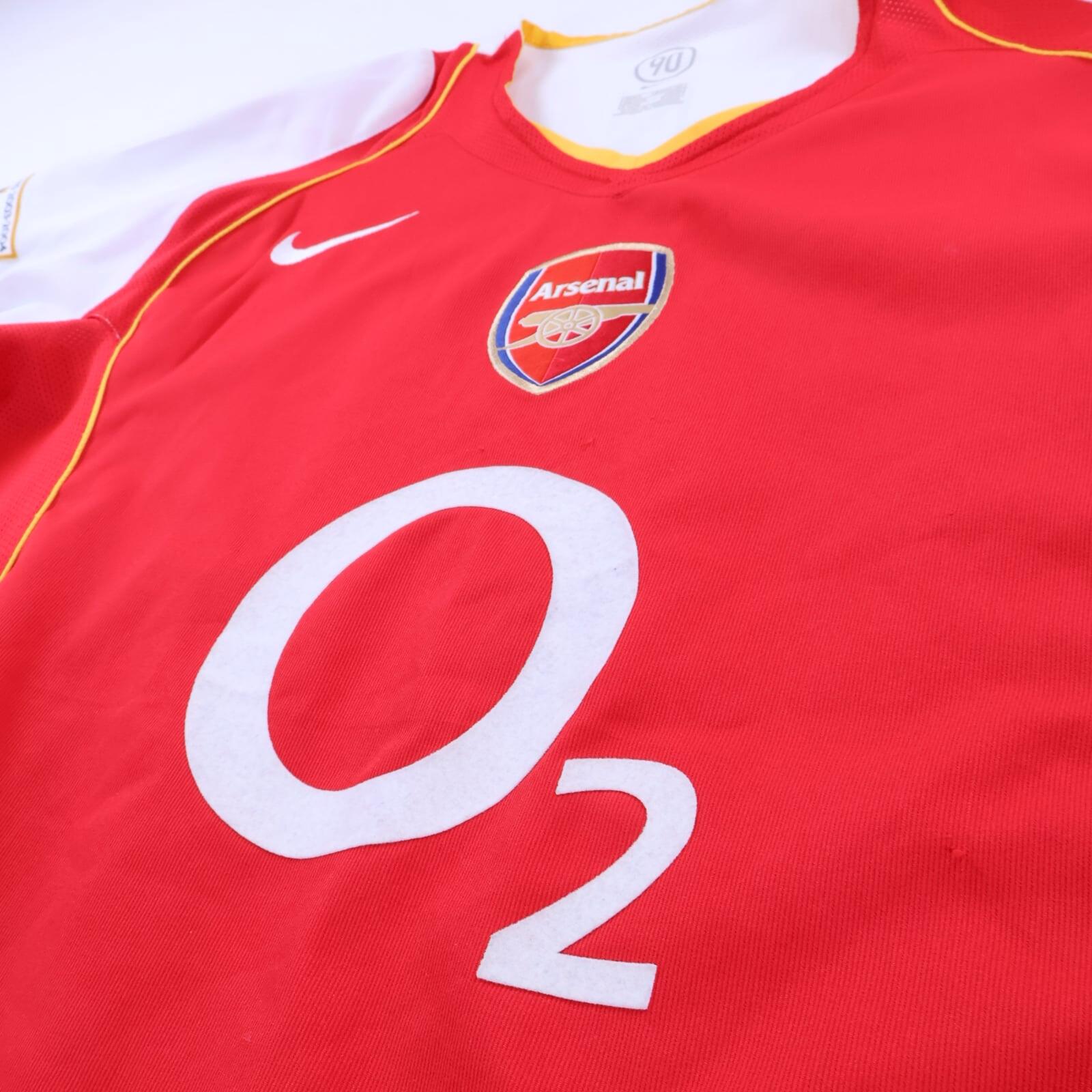 Arsenal Henry #14 2004/05 Home Shirt - Long Sleeve - L