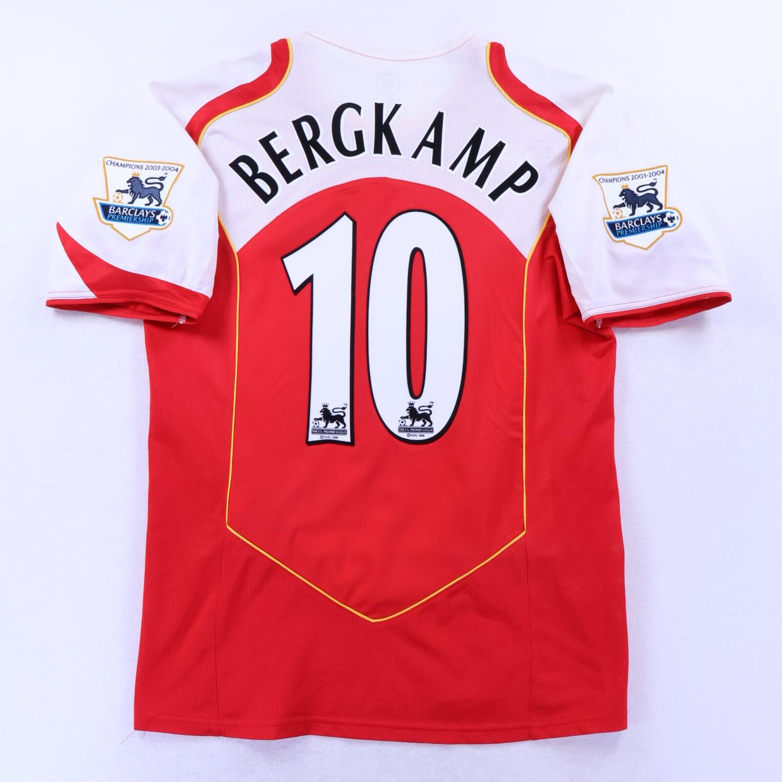 Arsenal Bergkamp #10 2004/05 Home Shirt - M
