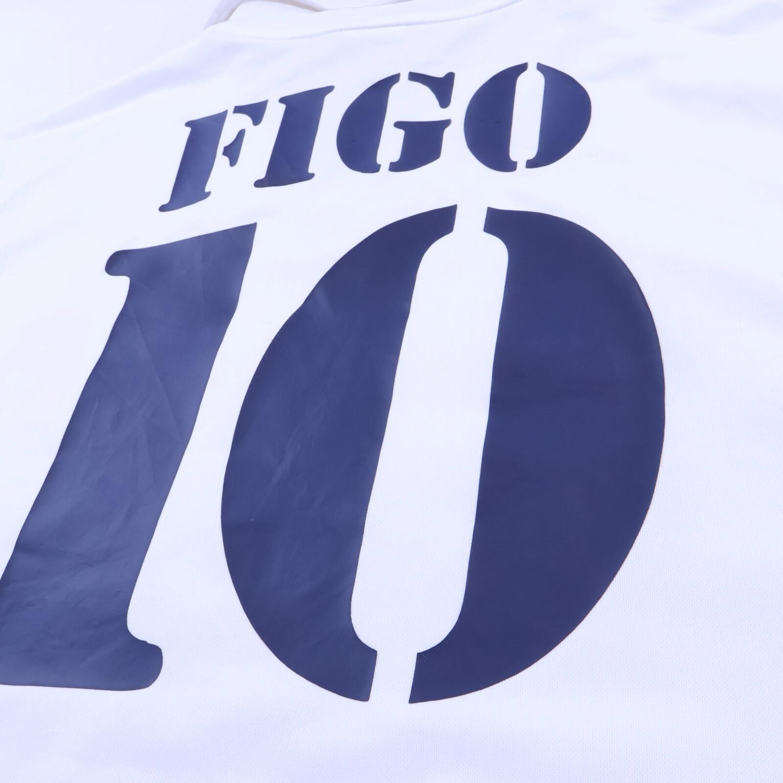 Real Madrid Figo #10 2002/03 Home Shirt - Centenary - L