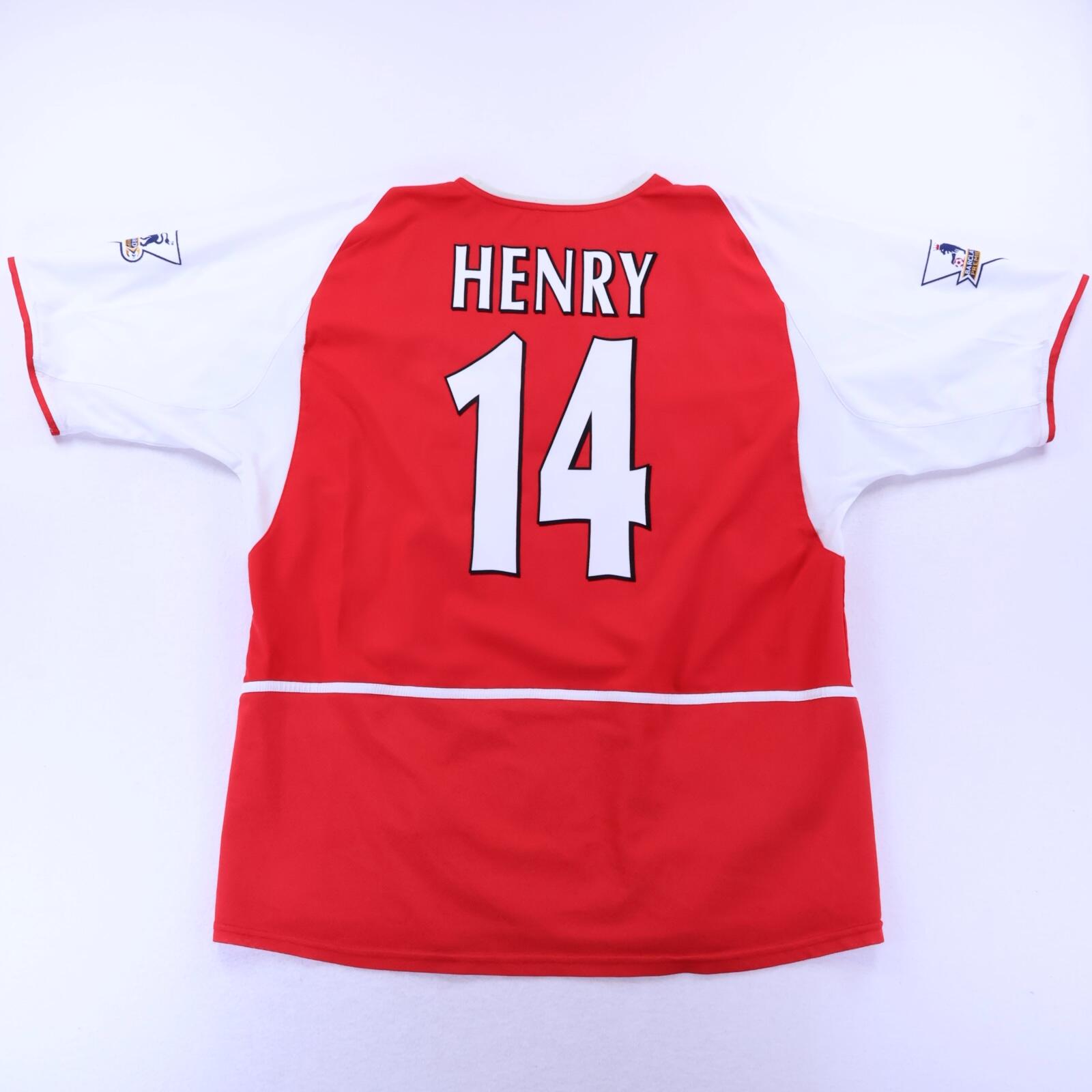 Arsenal Henry #14 2002/04 Home Shirt - XL